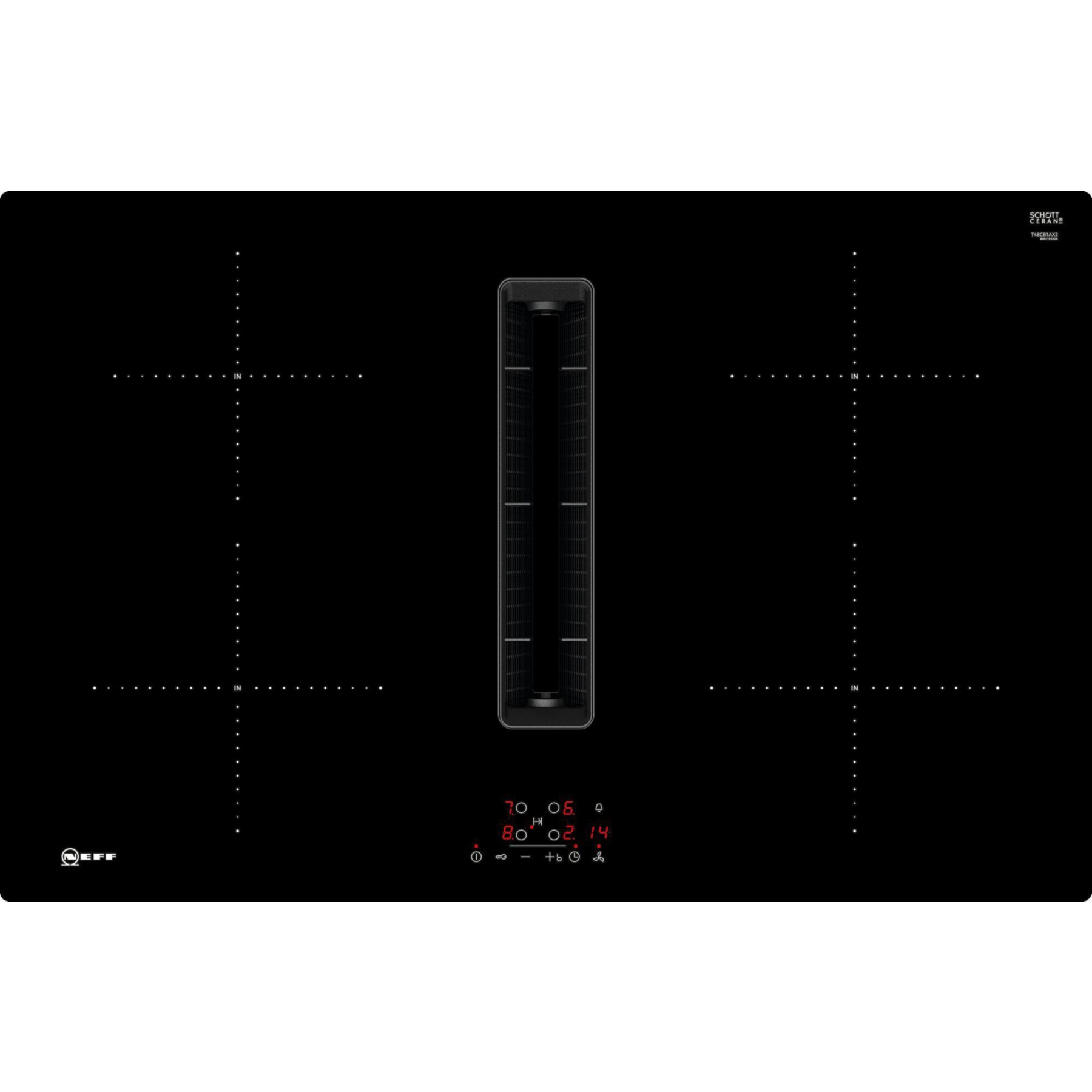 Plaque induction aspirante NEFF T48CB1AX2-B Reconditionné