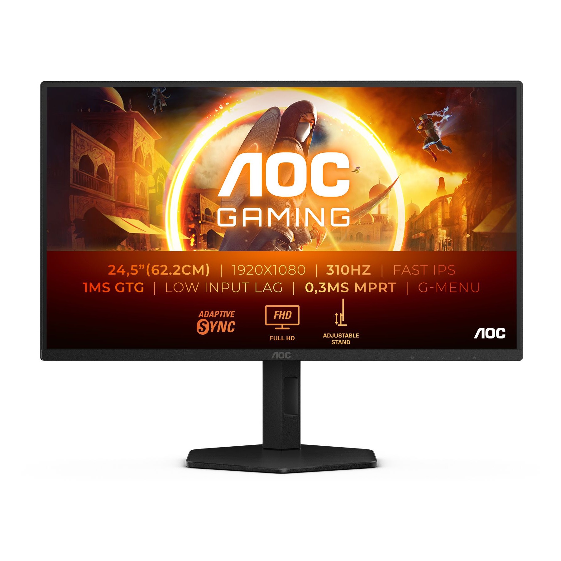 Ecran PC Gamer AOC AOC Gaming 25" Full HD 310Hz Fast IPS HDR10