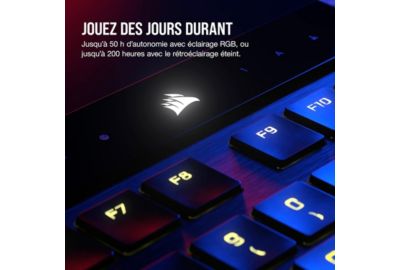 Clavier gamer sans fil CORSAIR K100 AIR Wireless
