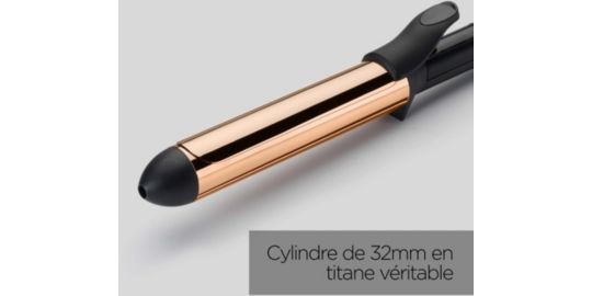 Fer à boucler BABYLISS C459E Salon Brilliance Curls