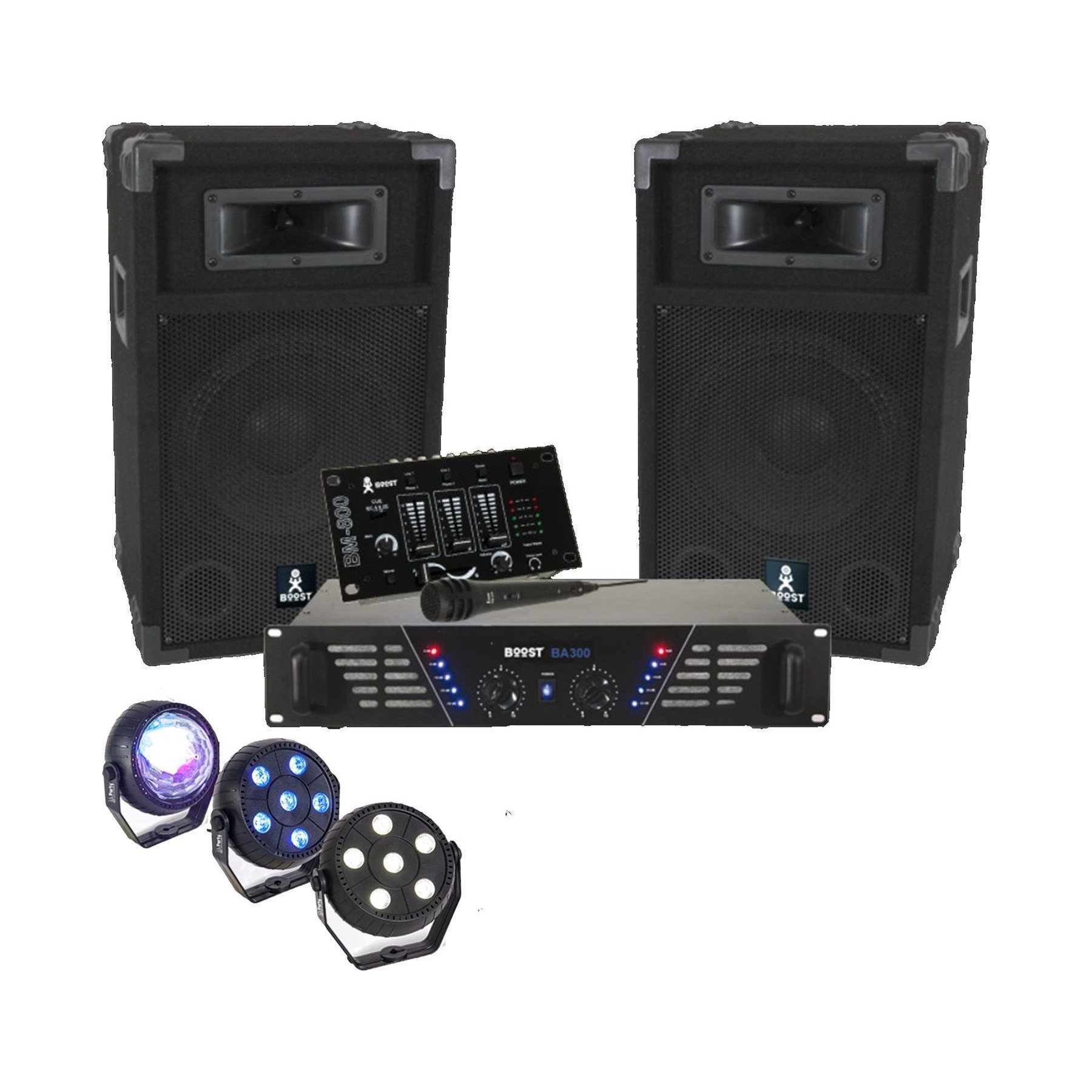 Pack sono BOOST BOOST DJ-300 Pack SONO + PARTY-TRIFX