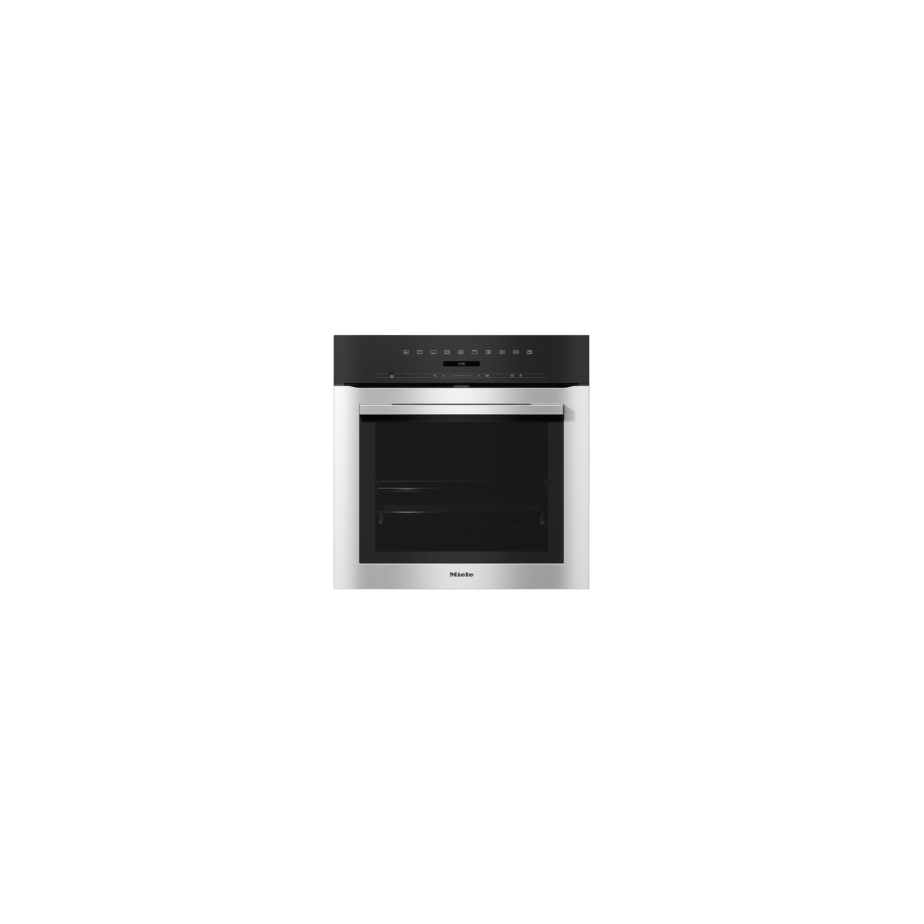 Four encastrable MIELE H7161BP - Pyrolyse - Chaleur pulsée - Porte froide - Rails télescopiques