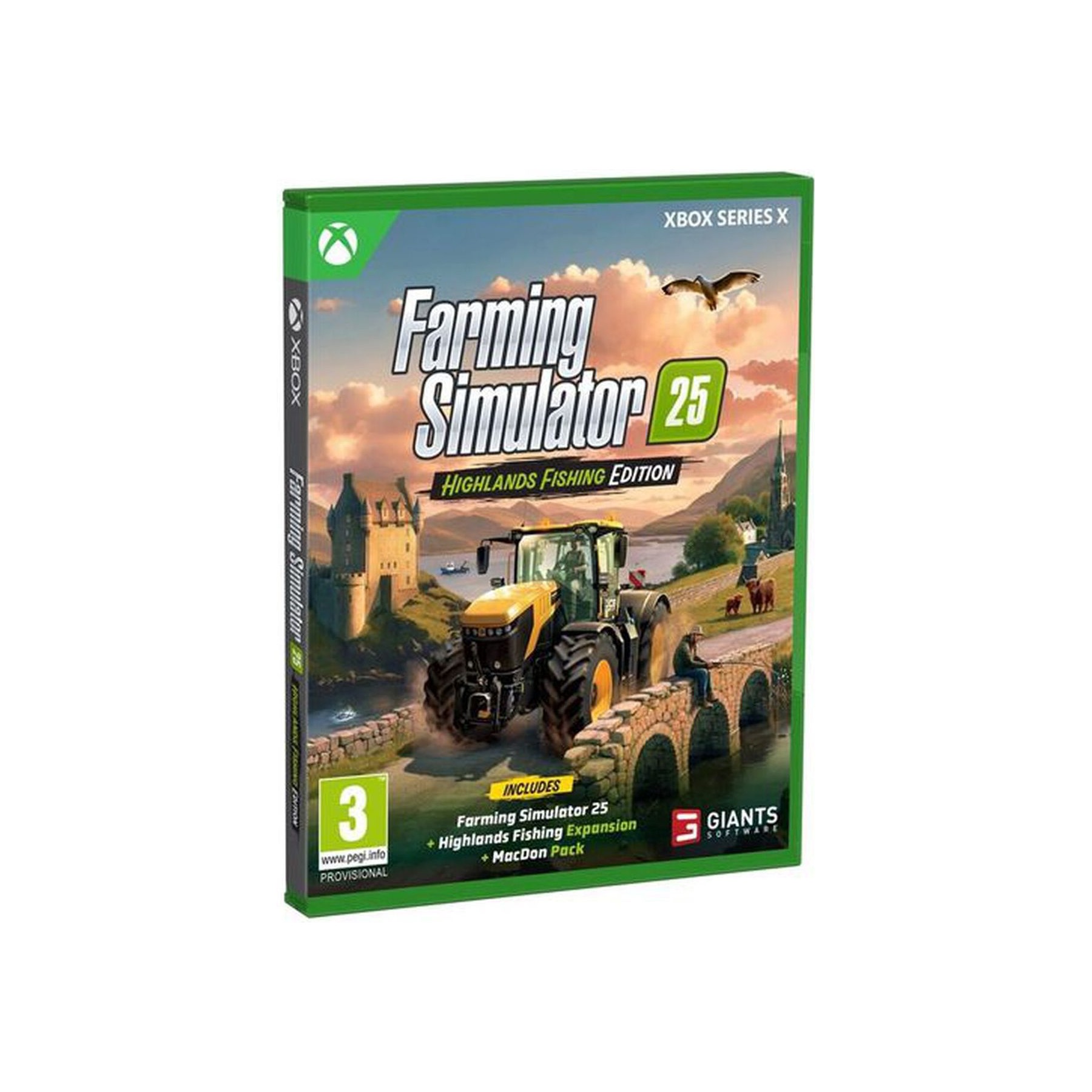 Jeu Xbox X GIANT Farming Simulator 25 Highlands Fishing