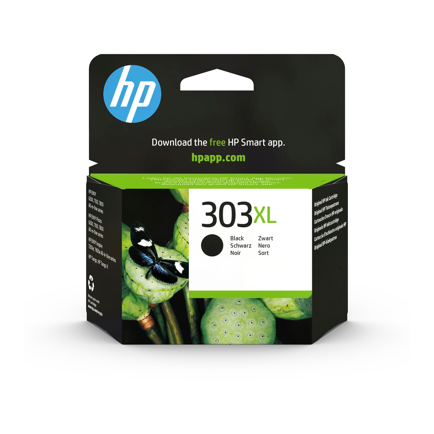 Cartouche d'encre HP Originale 303 XL Haute Capacité Noire - T6N04AE
