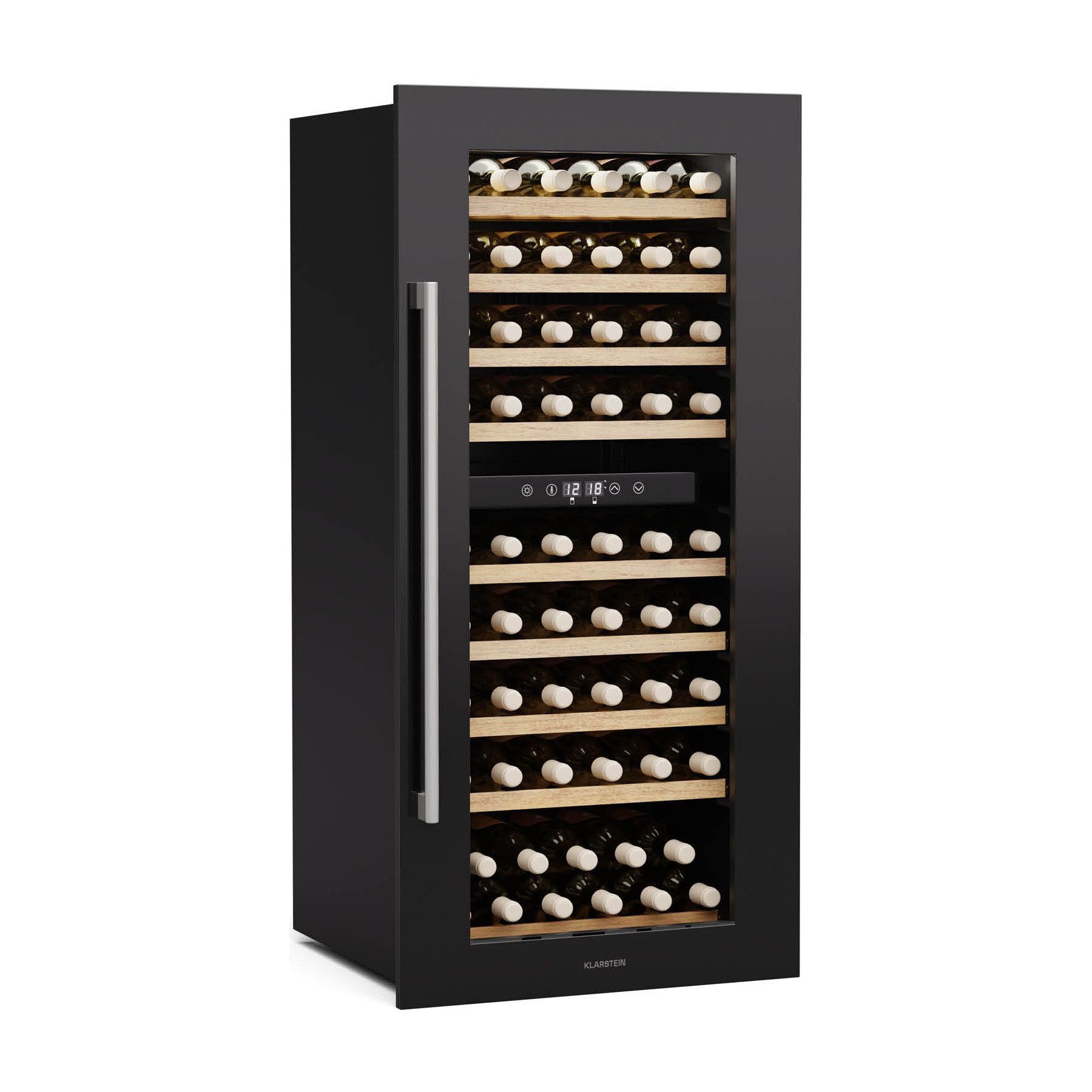 Cave à vin polyvalente KLARSTEIN Vinsider Duo 79 bouteilles UV