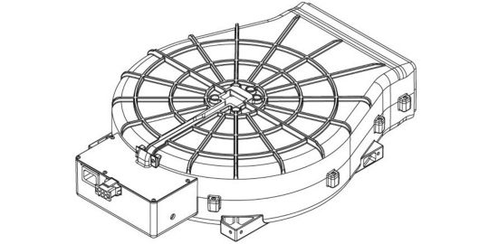 Moteur de hotte FALMEC extra-plat 800 m3/h-MOTSTEL4421