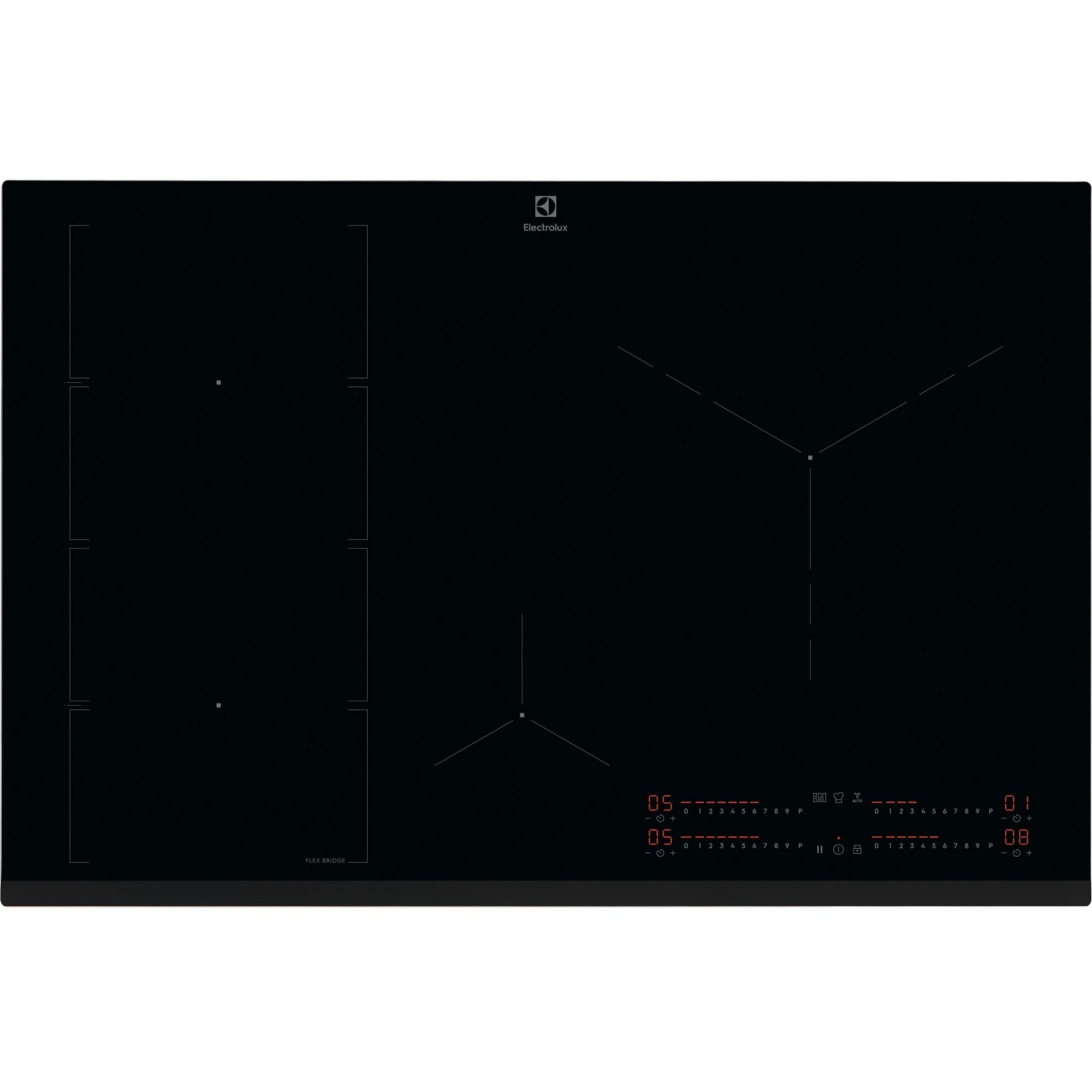 Plaque induction ELECTROLUX EIV85456 80cm - Zone Modulable Flex