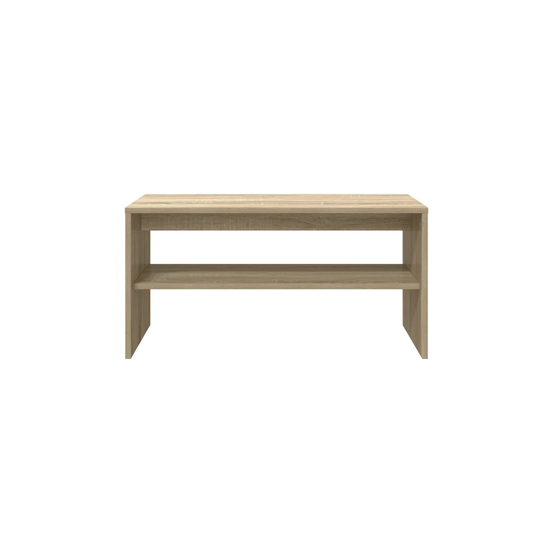 Meuble TV HELLOSHOP26 Meuble TV double fonction design scandin