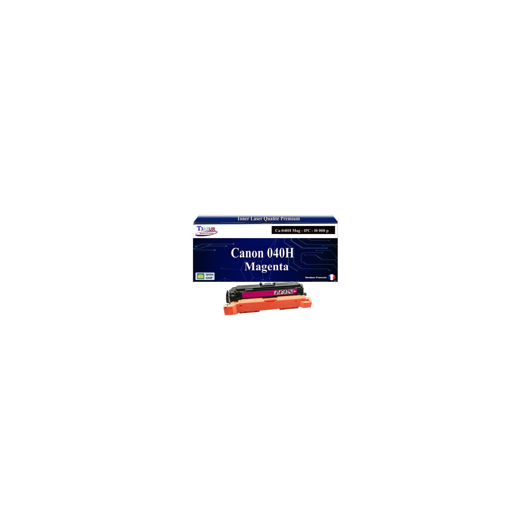 Toner T3AZUR pour Canon LBP710Cx LBP712Cdn 040H M
