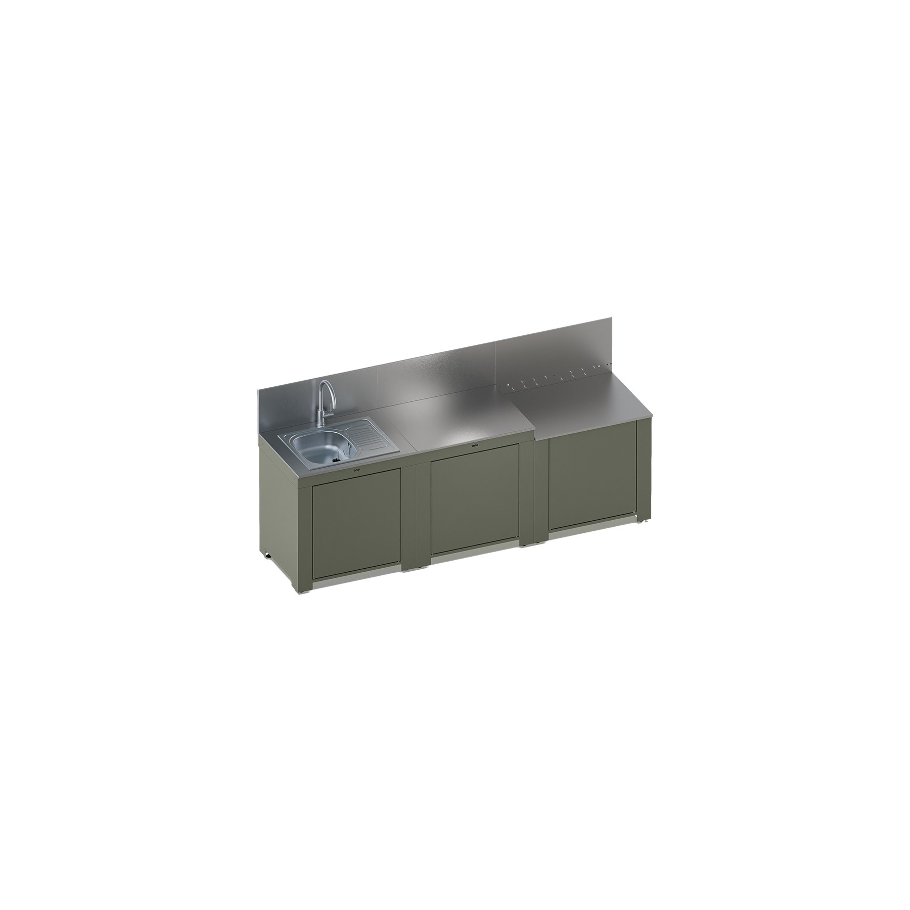 Cuisine extérieure ENO Cuisine CLASSIC 3 modules-Sauge