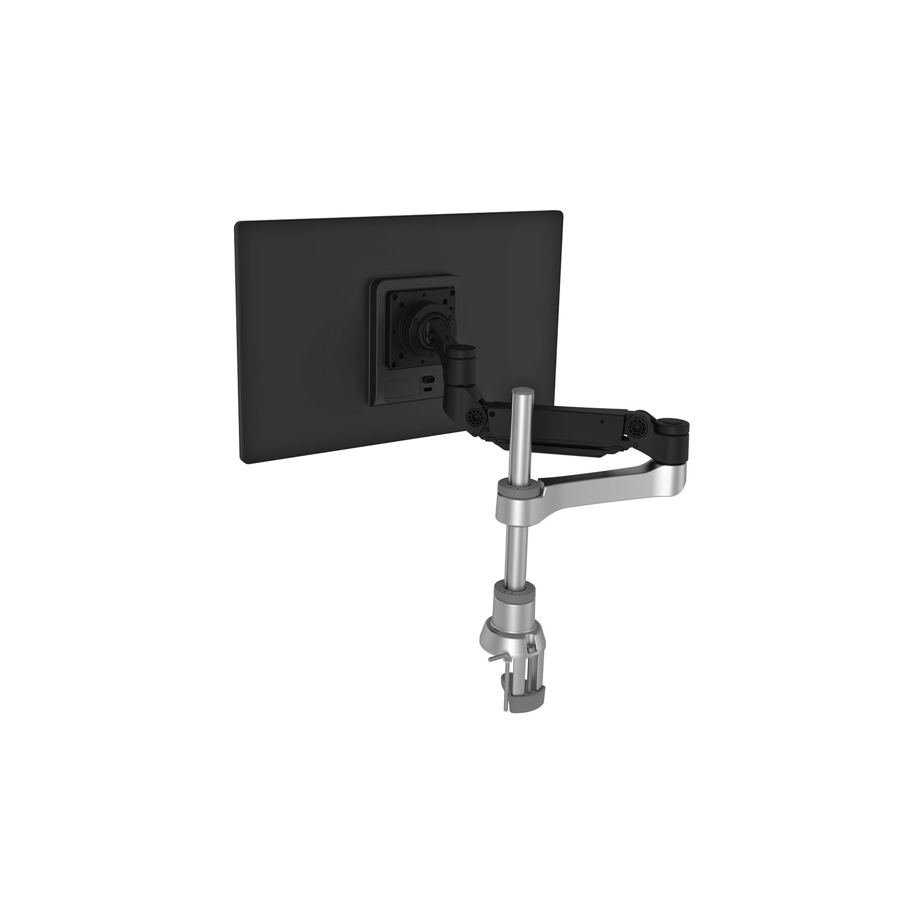 Support écran PC R-GO-TOOLS pour 1 écran vérin à gaz noir
