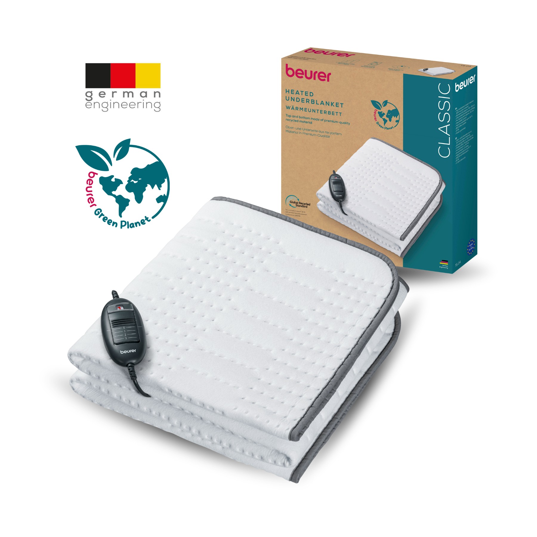 Surmatelas chauffant BEURER TS 24 Green Planet