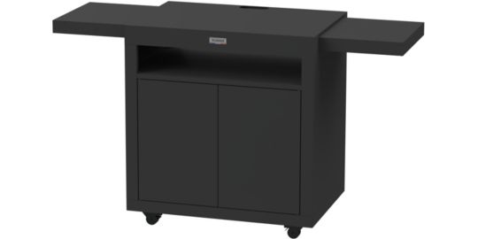 Meuble de cuisine extérieure LE MARQUIER 80 avec tablettes Noir DM80PPLTAE13