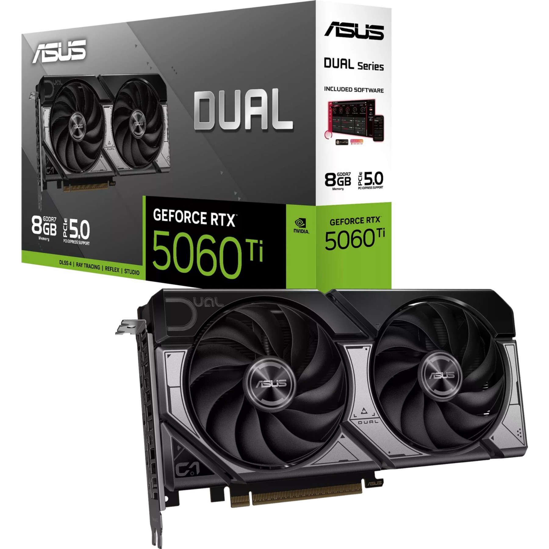 Carte graphique ASUS ASUS Dual GeForce RTX 5060 Ti 8GB