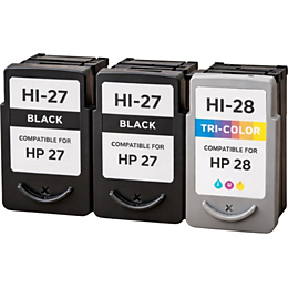 Cartouche d'encre SHOP-STORY Cartouches Compatibles HP 27 28 Impriman