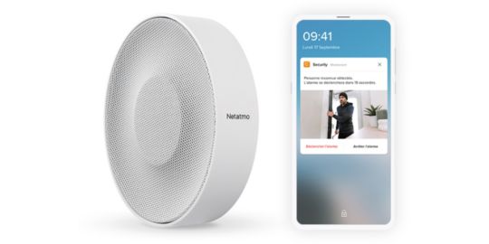 Alarme NETATMO Sirène intérieure connectée