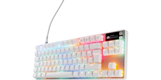 Clavier gamer STEELSERIES Apex Pro TKL Gen 3 FR Blanc
