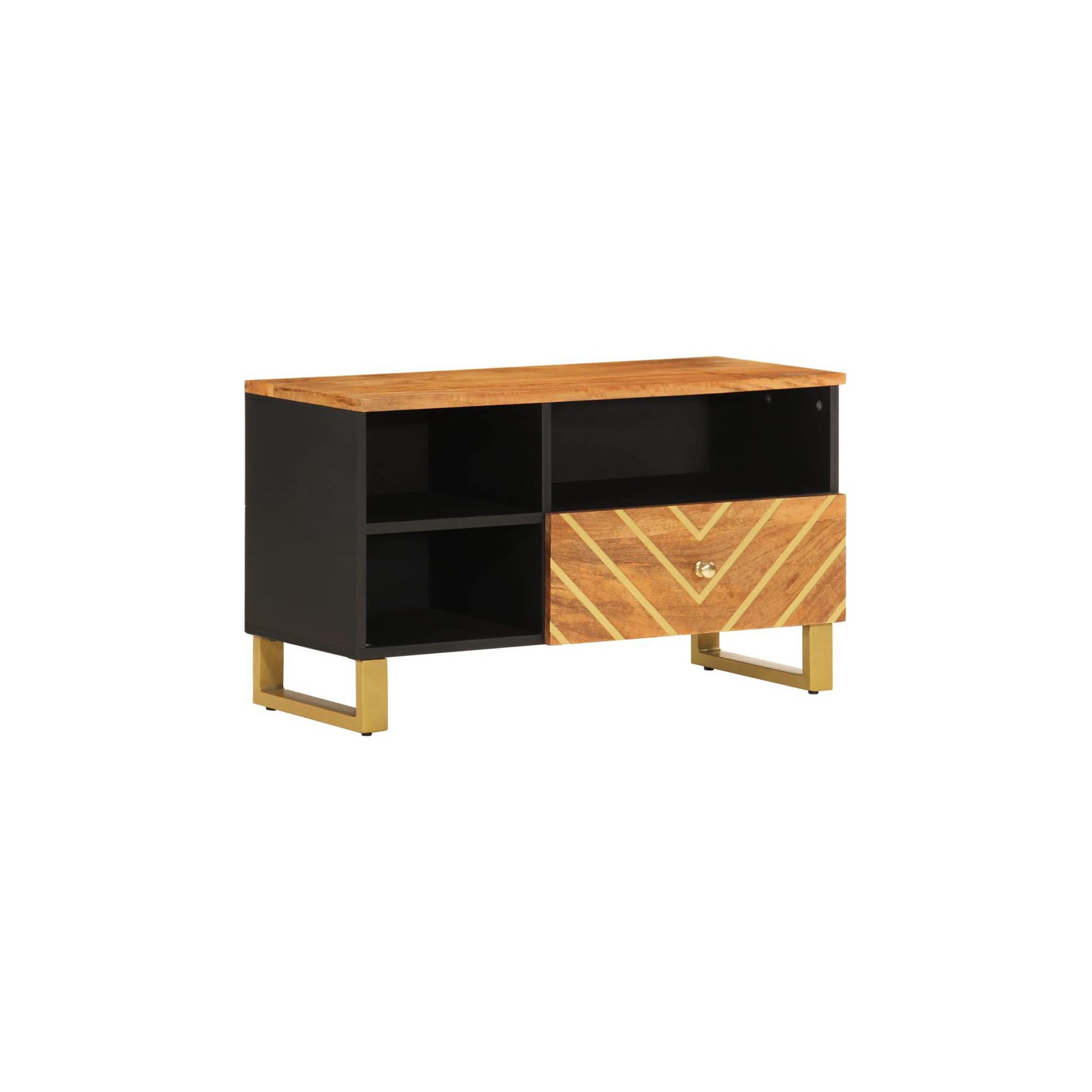Meuble TV HELLOSHOP26 Meuble TV multimédia étagère télévision