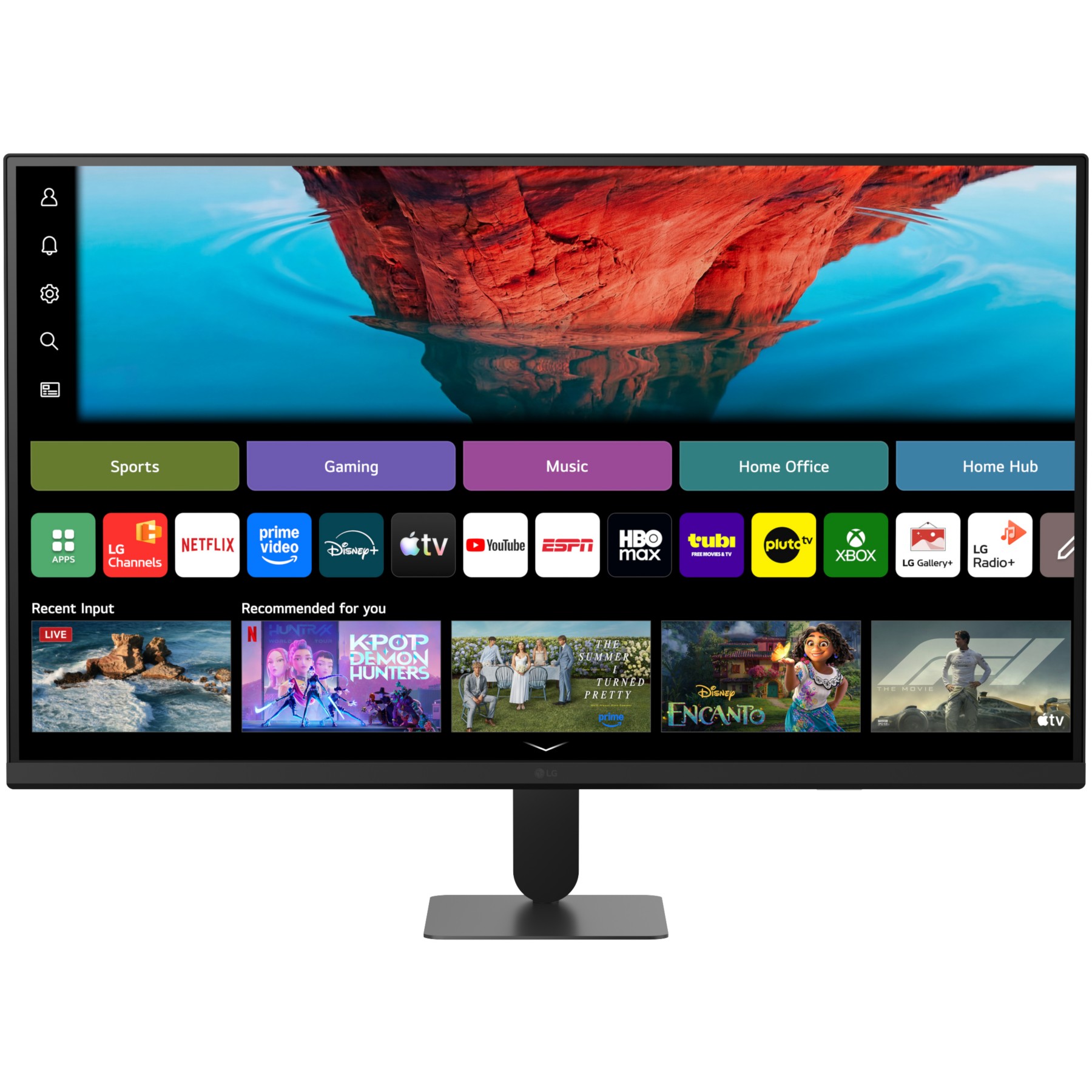 Ecran PC 4K LG Smart Monitor 32U701SB-B.AEU 32" VA 4K 144 Hz HDR10 Wifi Bluetooth Airplay