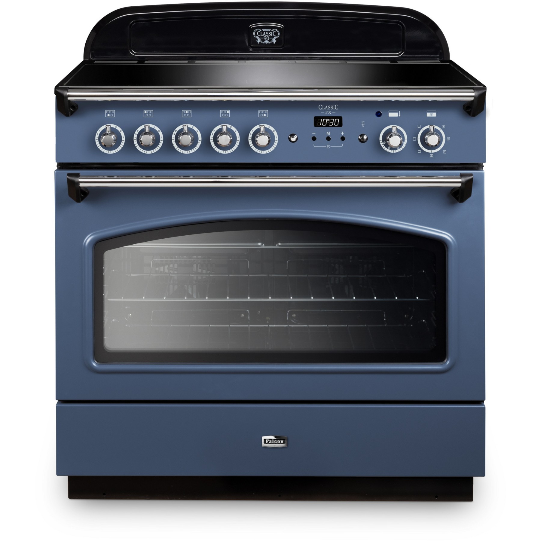 Piano de cuisson induction FALCON FX TAB IND 90 CM ROCHE BLEUE CHROME