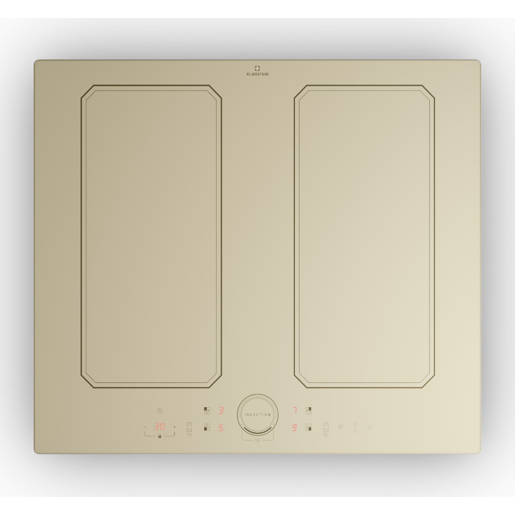 Plaque induction KLARSTEIN Victoria 4 Flex 7000W Minuterie