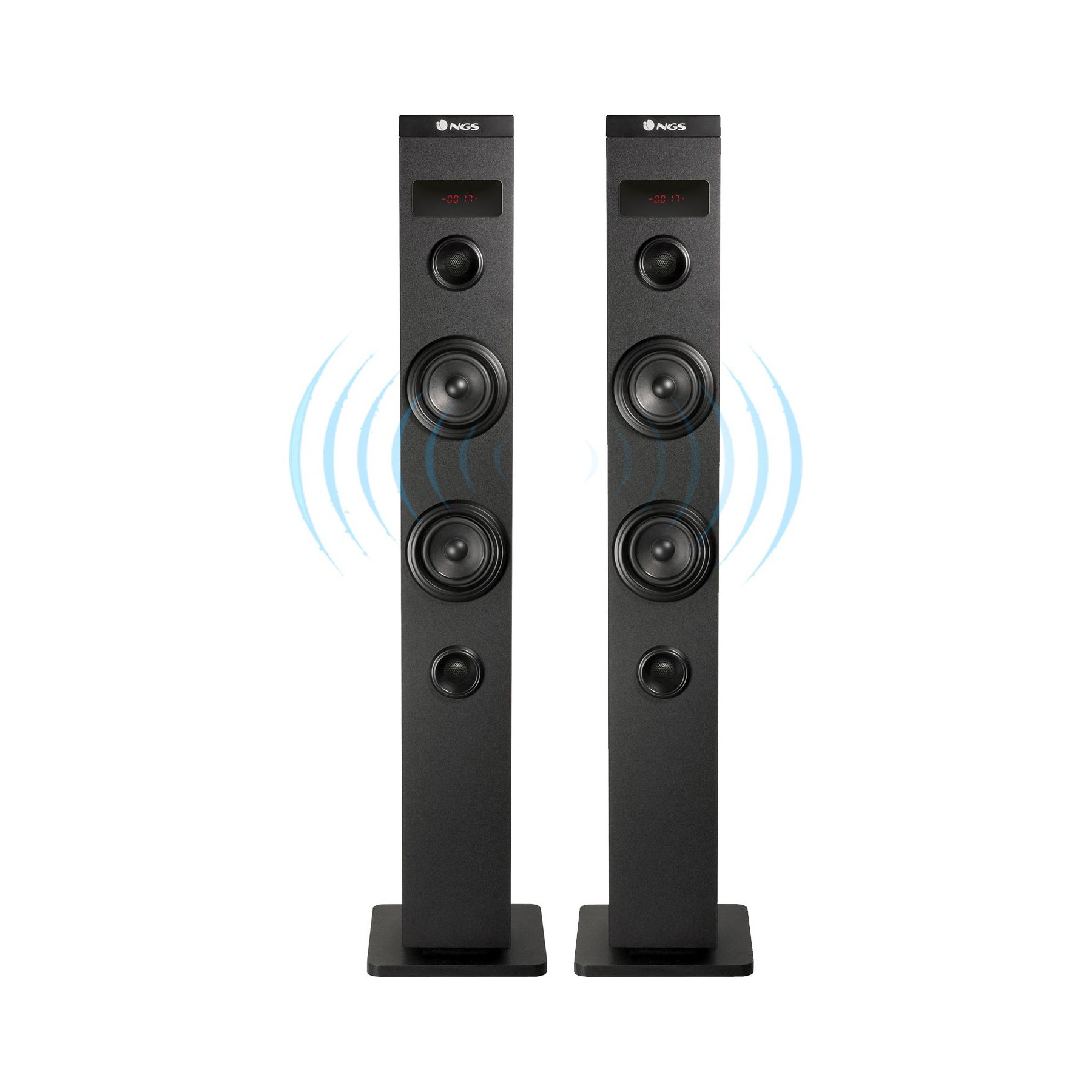 Enceinte Bluetooth NGS Paire de colonne HIFI Home Cinéma Blueto