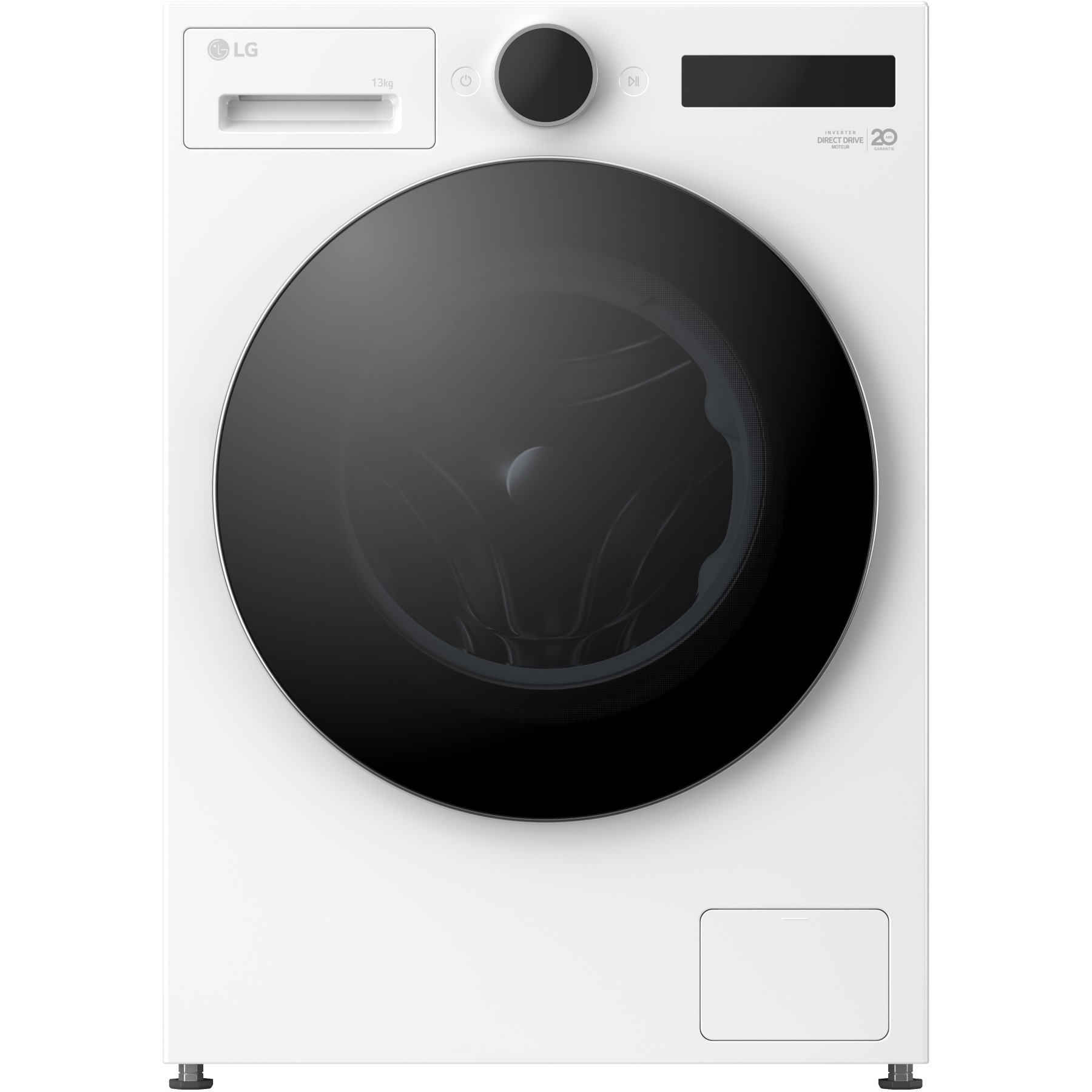Lave linge hublot LG F34X71WHST - 13 kg - 1400 tr/min - Classe A - Moteur direct drive - Connecté wifi