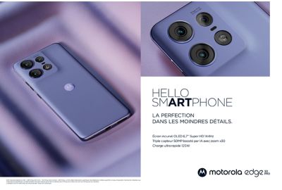 Smartphone MOTOROLA Edge 50 Pro 512Go Noir Carbone