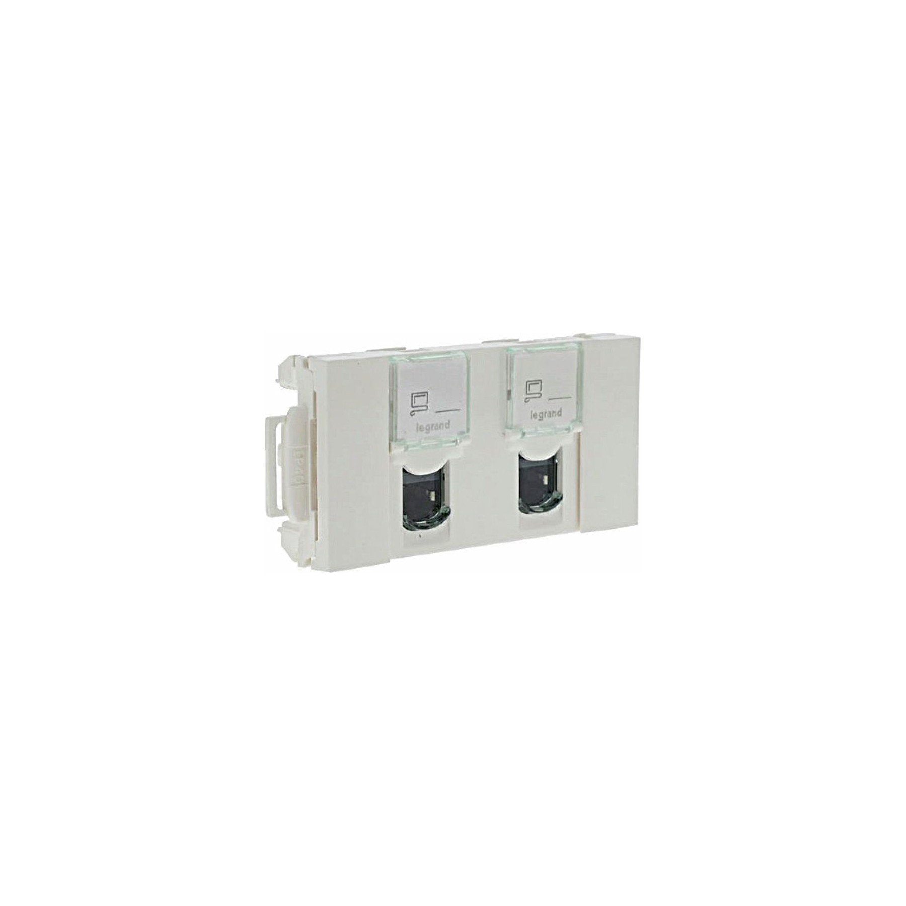 Prise murale LEGRAND Prise murale RJ45 Cat6 45X135 STP double