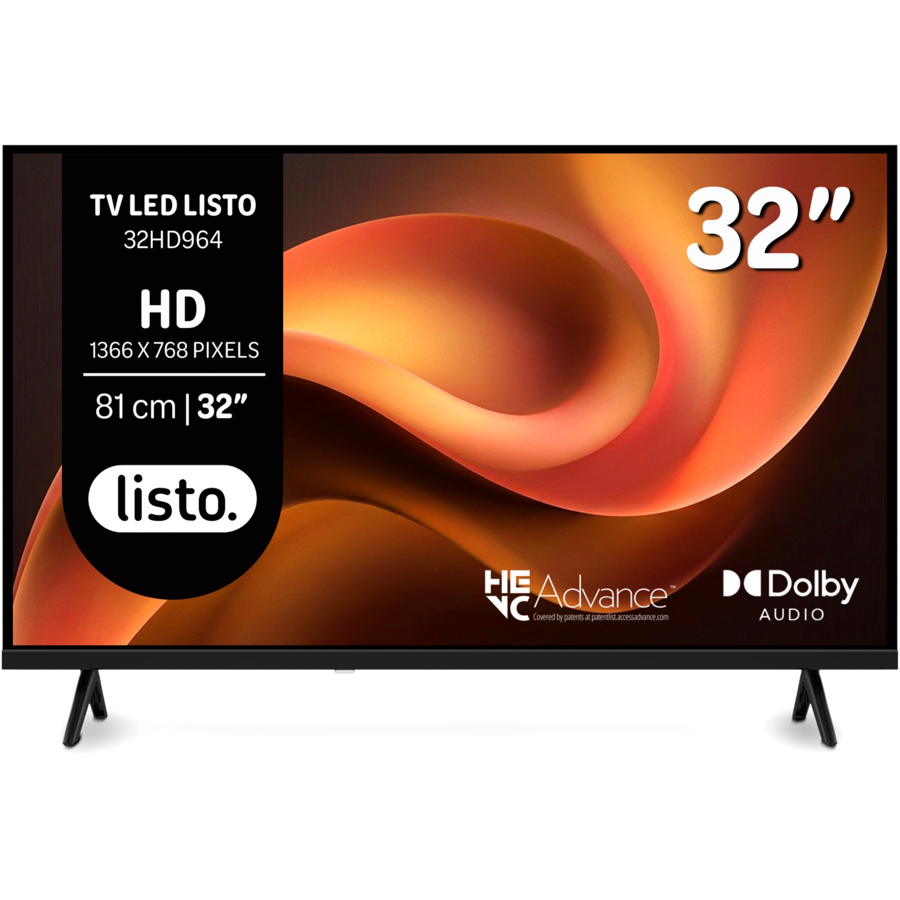 TV LED LISTO 32HD964 (2026) 32" (80 cm)