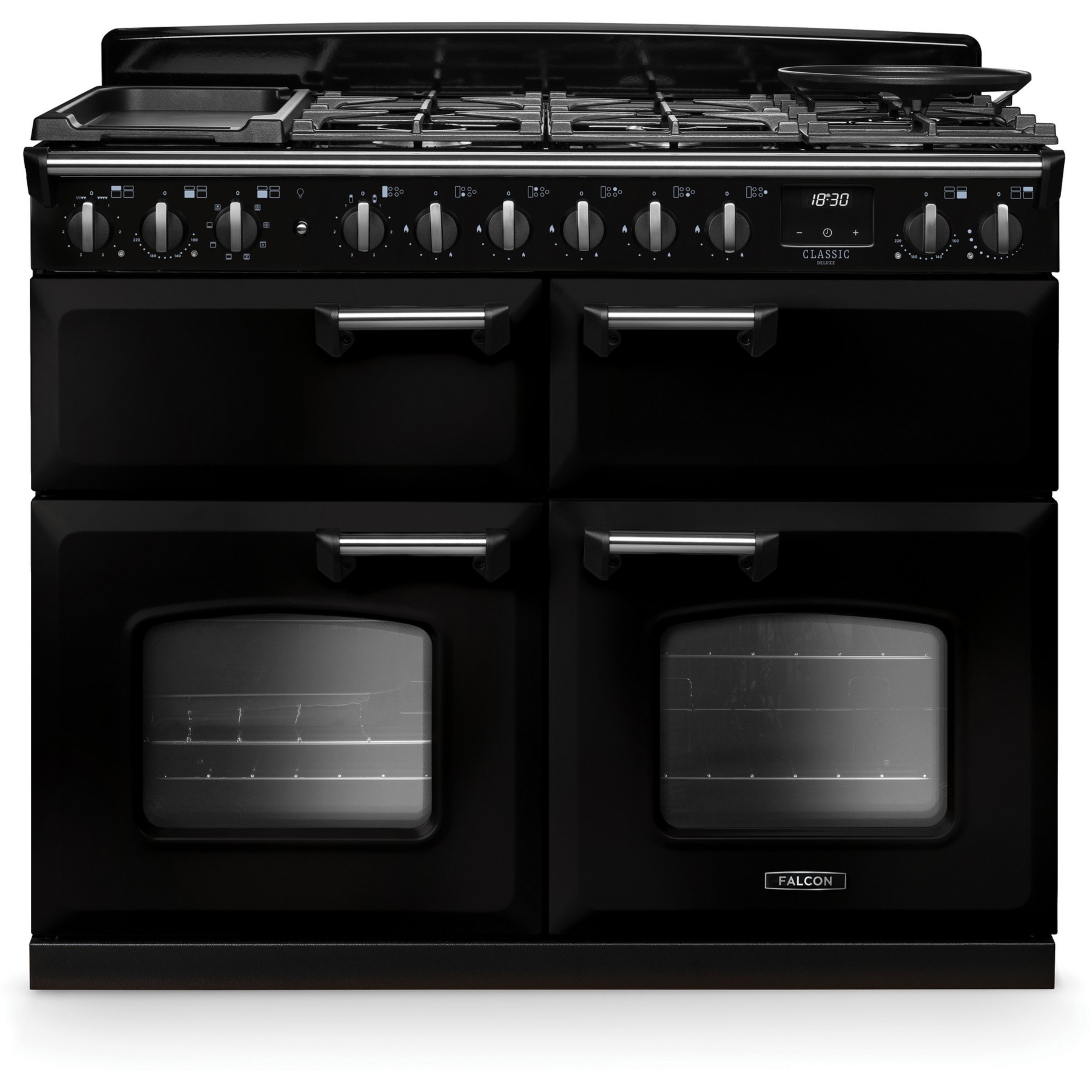 Piano de cuisson mixte FALCON GC TAB MIX 110 CM NOIR CHROME