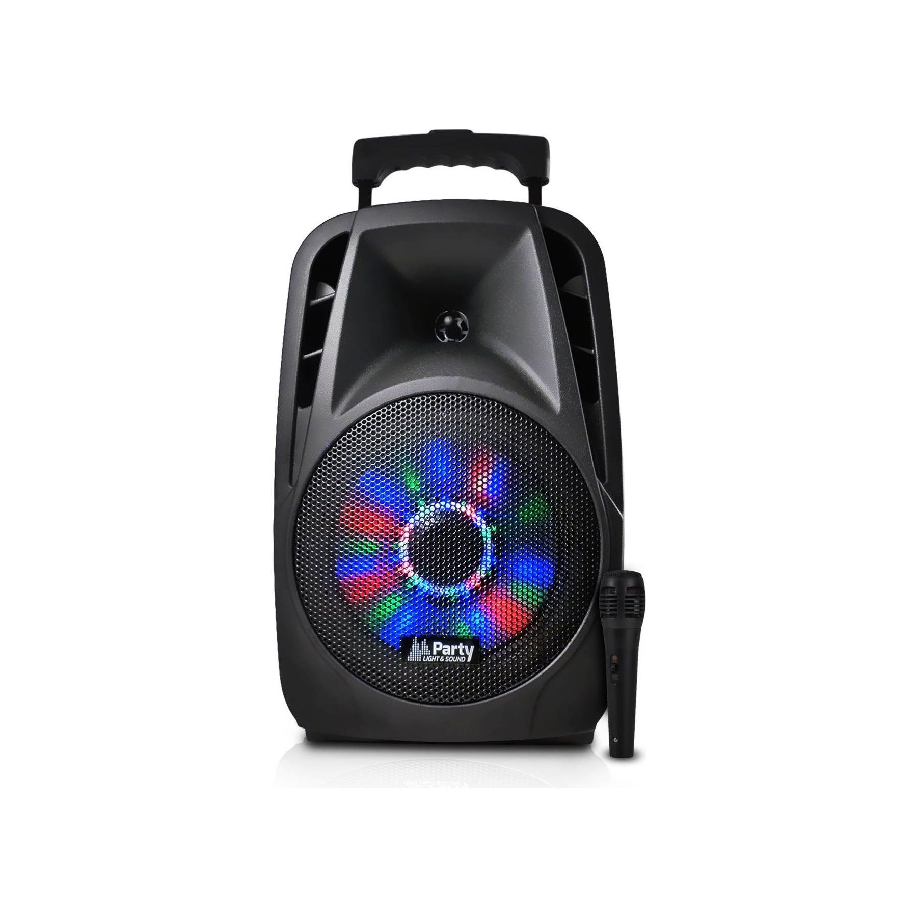 Enceinte sono PARTY LIGHT&SOUND Enceinte portable 8"/20cm 300W à LED RVB