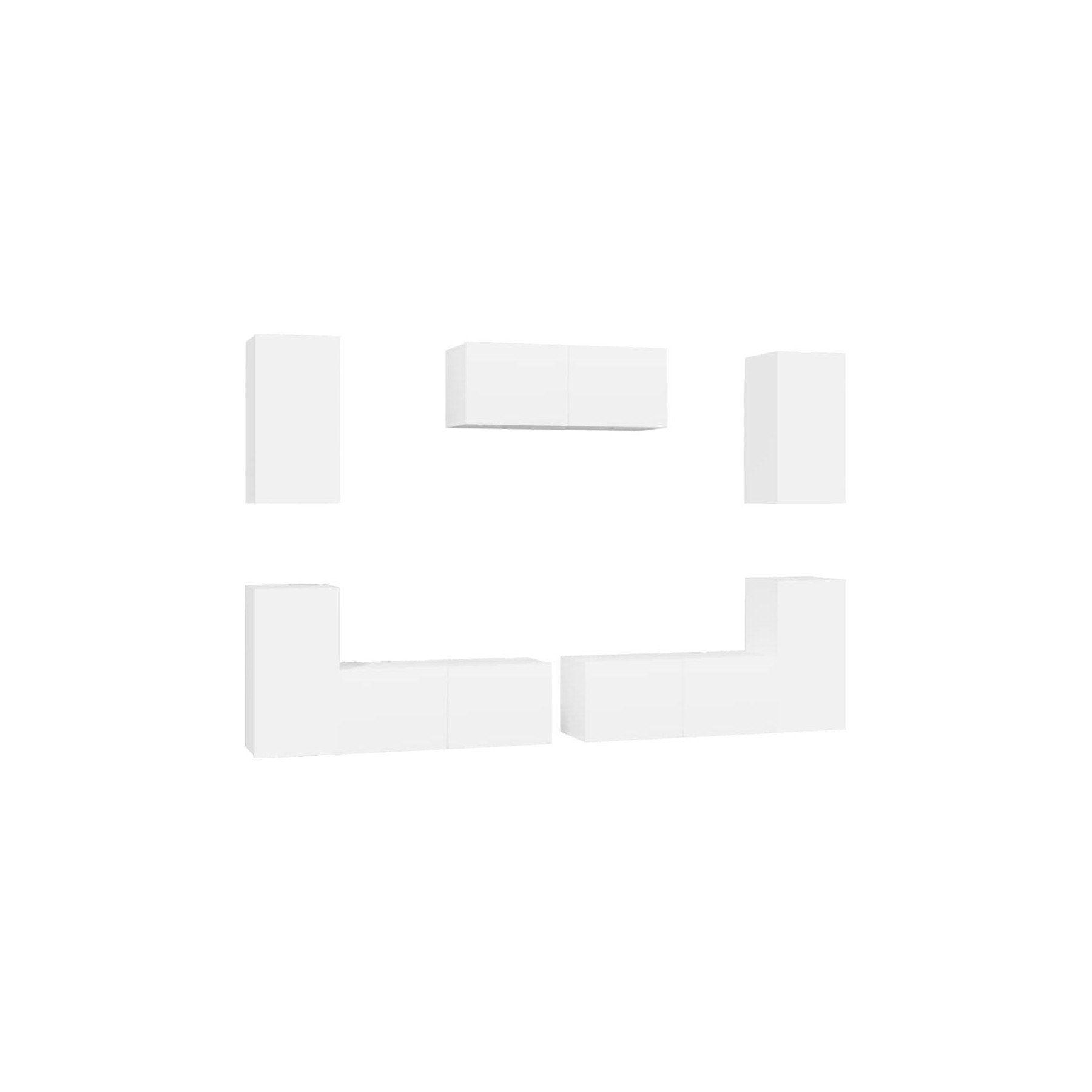 Meuble TV HELLOSHOP26 Ensemble de meubles armoire buffet TV té