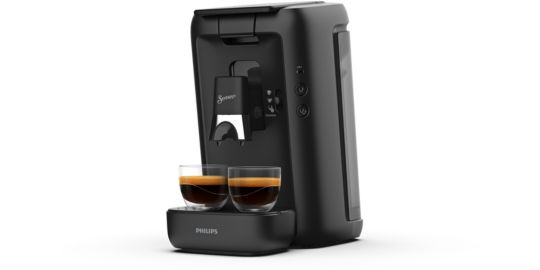 Cafetière à dosettes PHILIPS CSA260/61 Senseo machine à café Maestro Noir intense