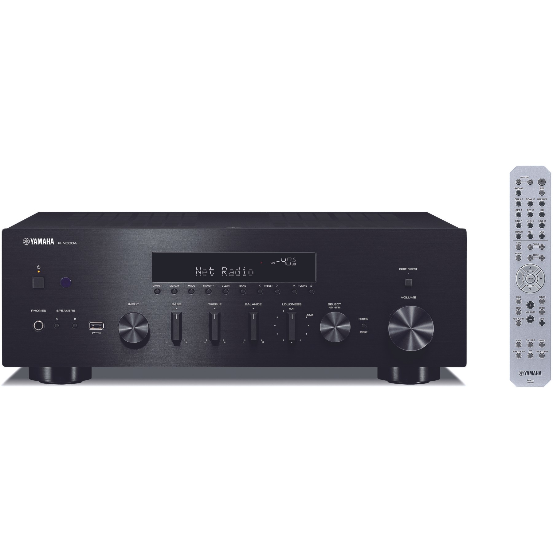 Amplificateur HiFi YAMAHA R-N600A noir