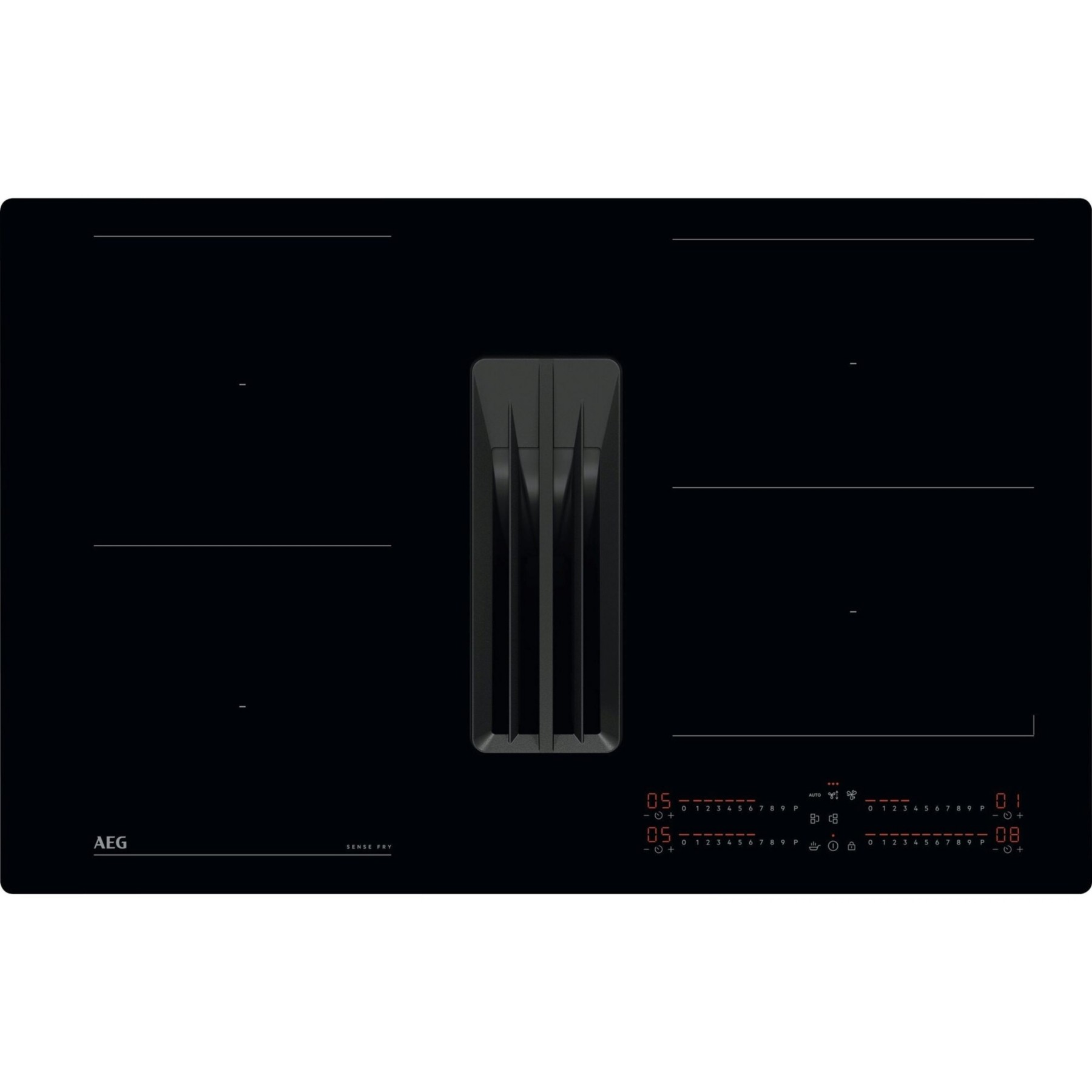 Plaque induction aspirante AEG TH84CC23CB