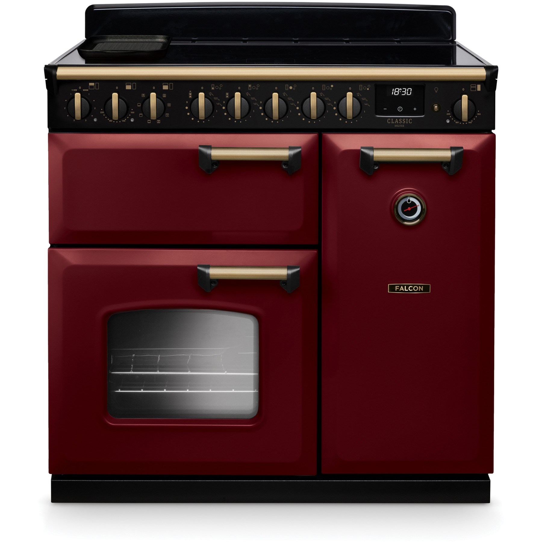 Piano de cuisson induction FALCON NGC TAB IND 90 CM BORDEAUX LAITON ANTIQU