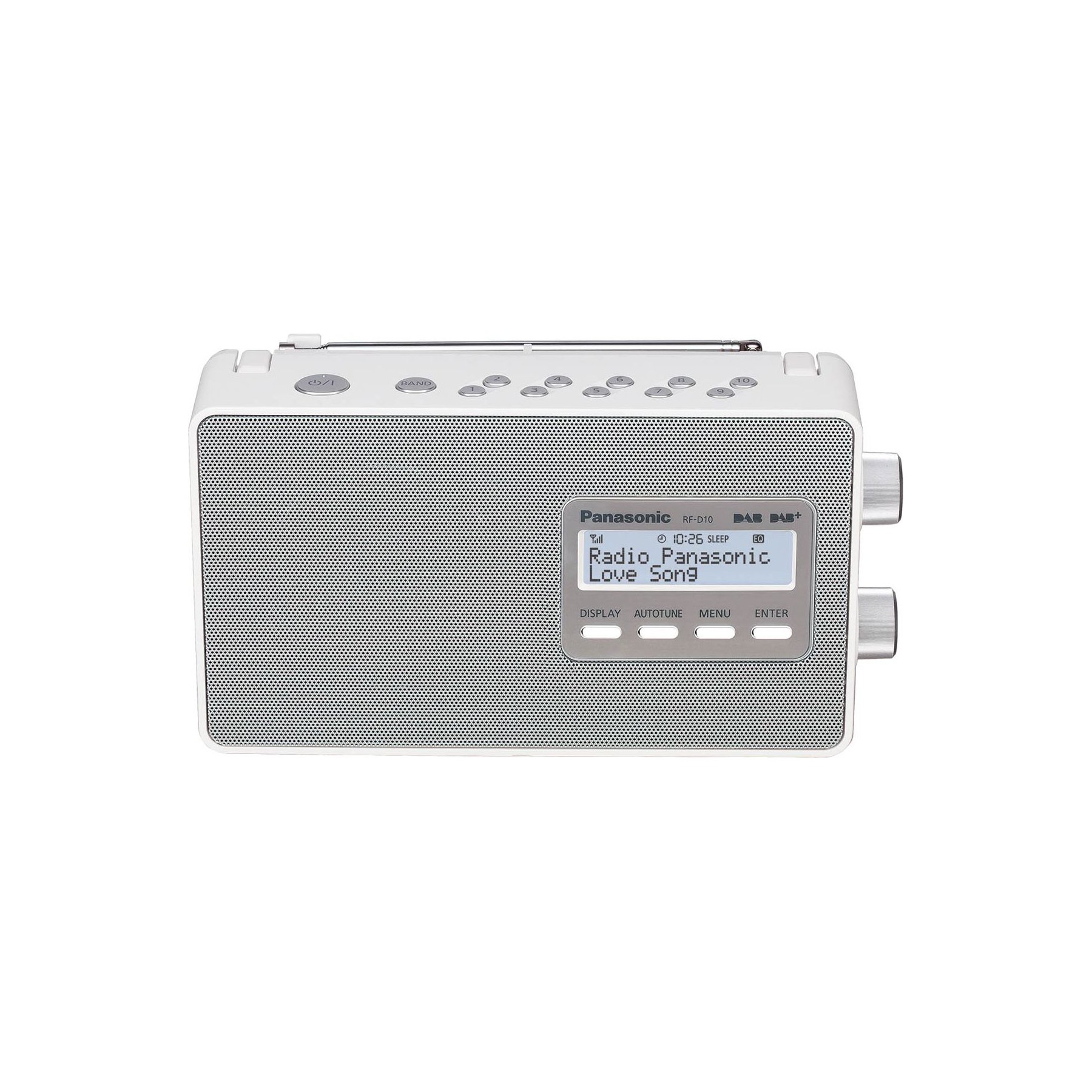 Radio DAB PANASONIC RF-D10 blanche