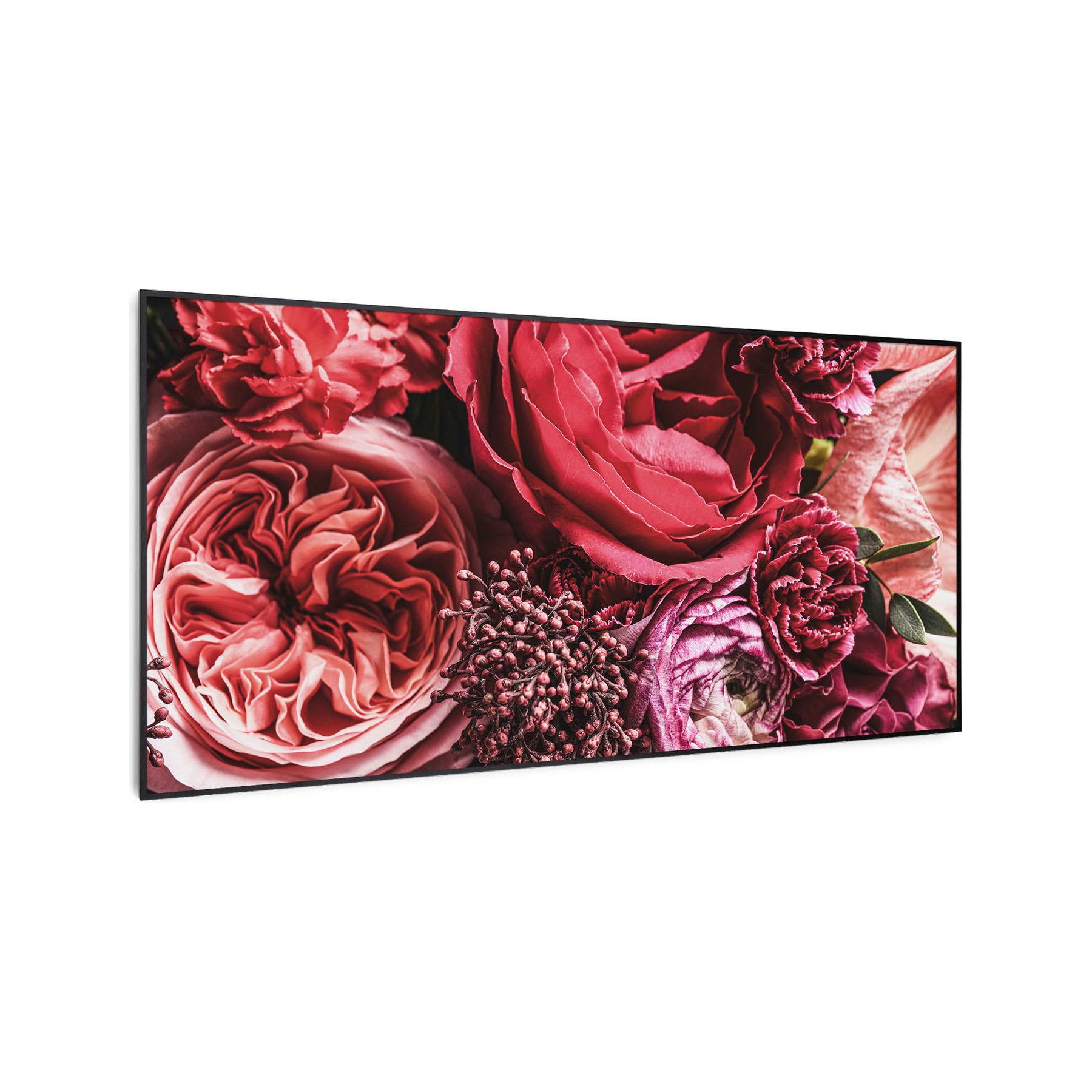 Chauffage électrique KLARSTEIN Wonderwall Air Art fleur 120x60cm 700W