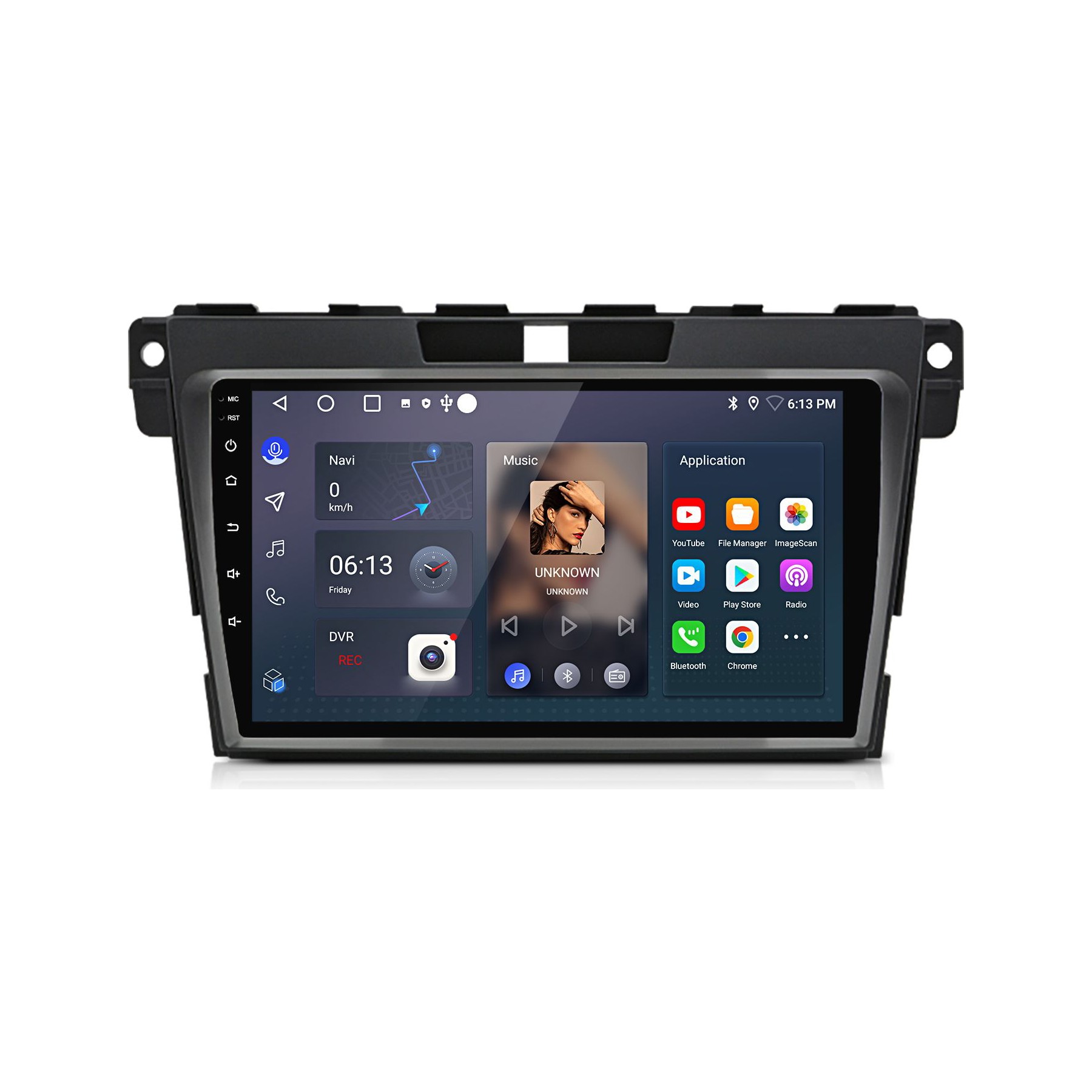 Autoradio connecté JUNSUN pour Mazda CX-7 2008-2015 1+32G Carplay