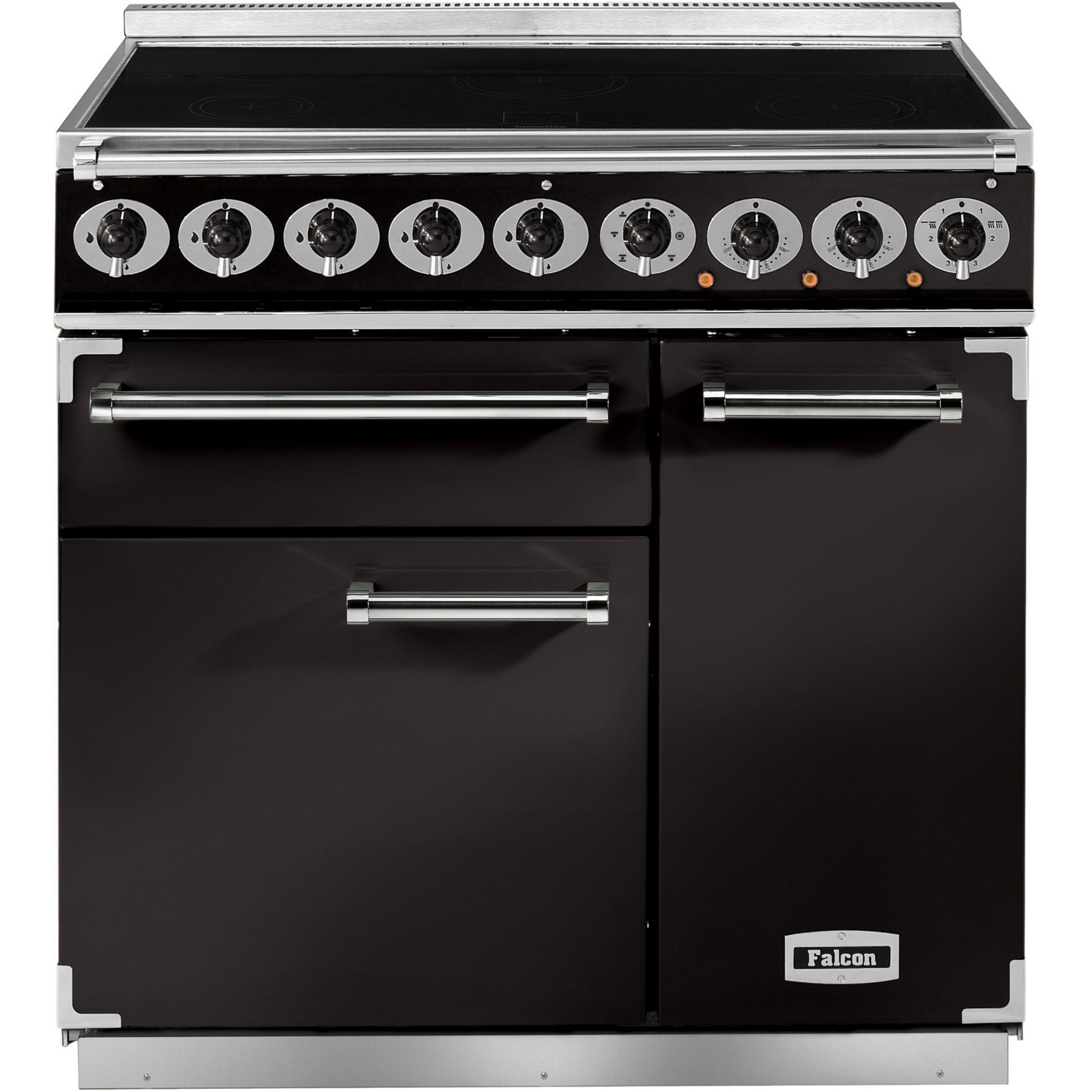 Piano de cuisson induction FALCON PKR 900 DELUXE INDUCTION NOIR CHROME