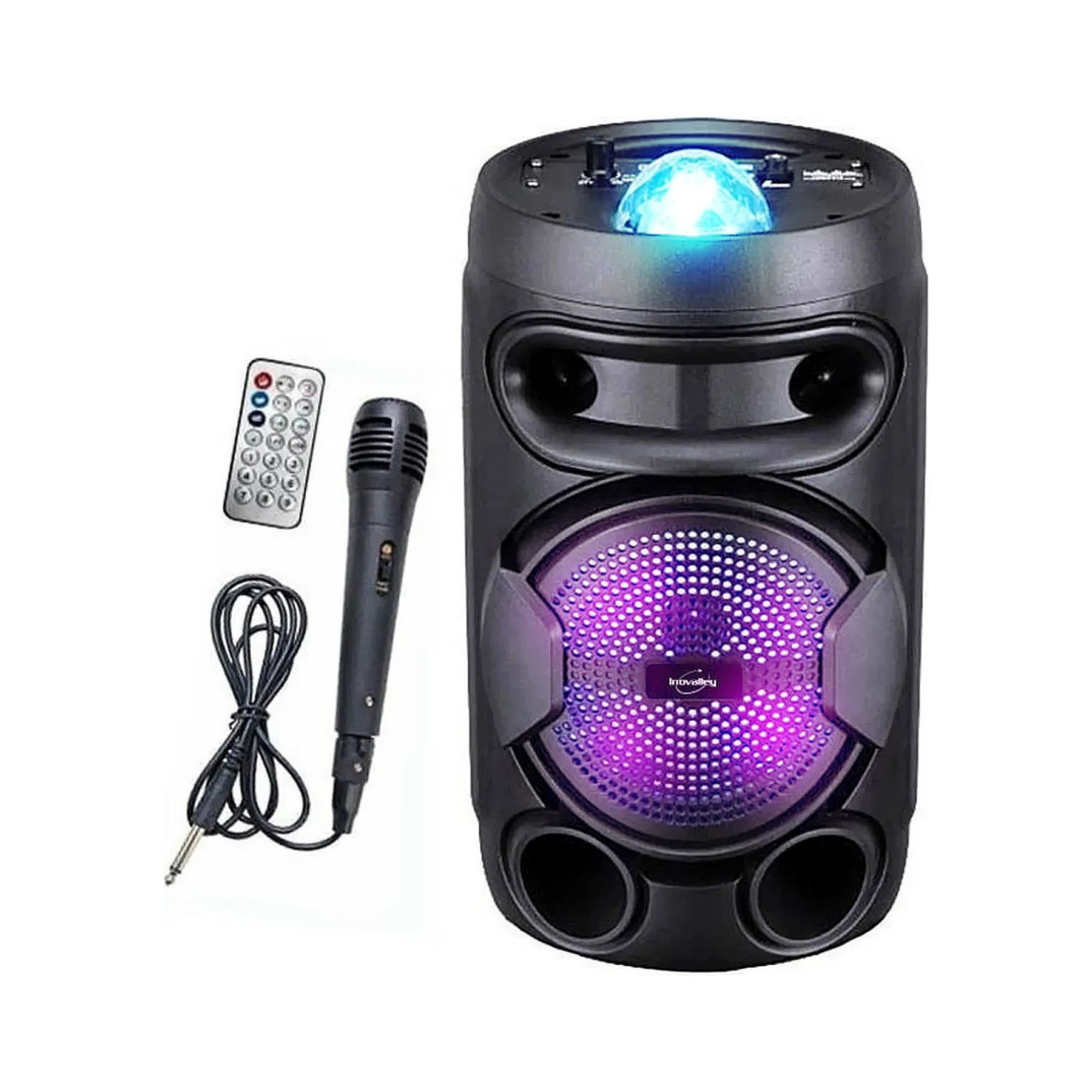 Enceinte nomade INOVALLEY KA02-BOWL 400W USB Bluetooth MICRO