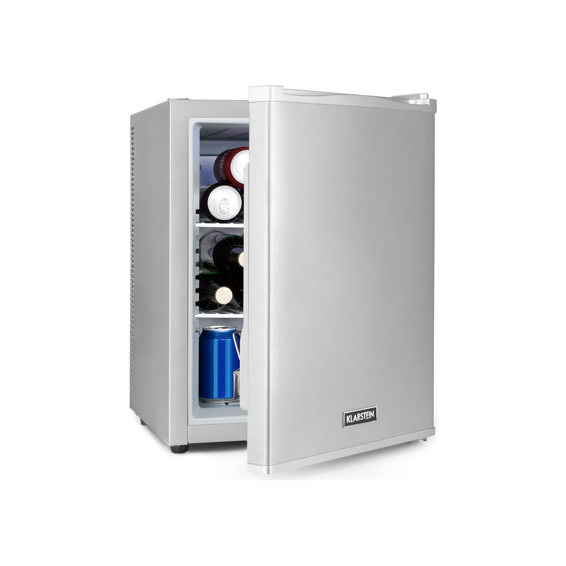 Mini réfrigérateur KLARSTEIN Happy Hour 40L 5-15°C 23 dB LED inox