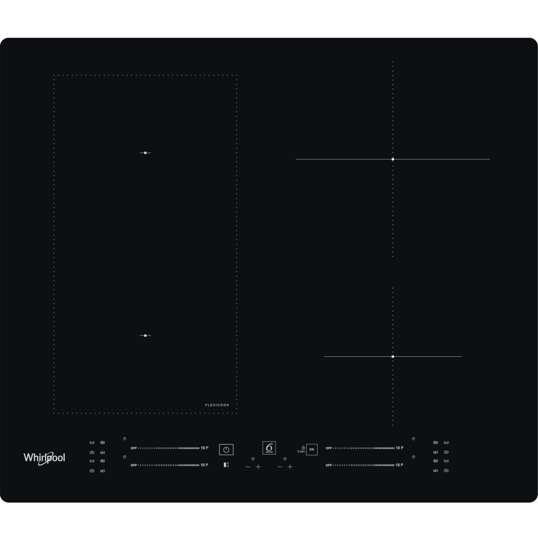 Plaque induction WHIRLPOOL WLS7960NE