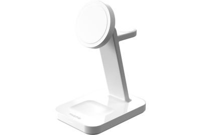 Chargeur induction MOPHIE 3 en 1 sans fil Qi2 Blanc
