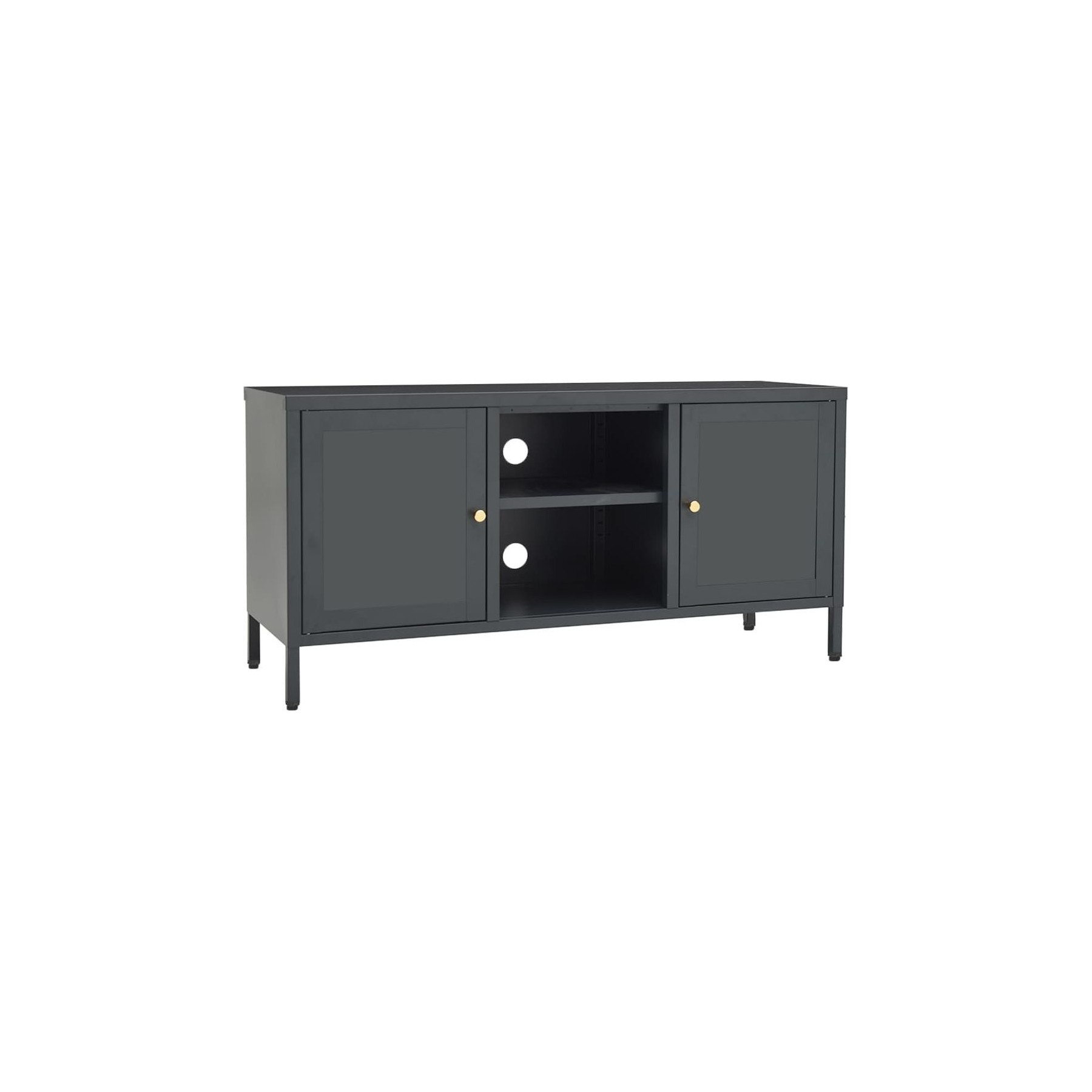 Meuble TV HELLOSHOP26 Meuble TV multimédia étagère télévision