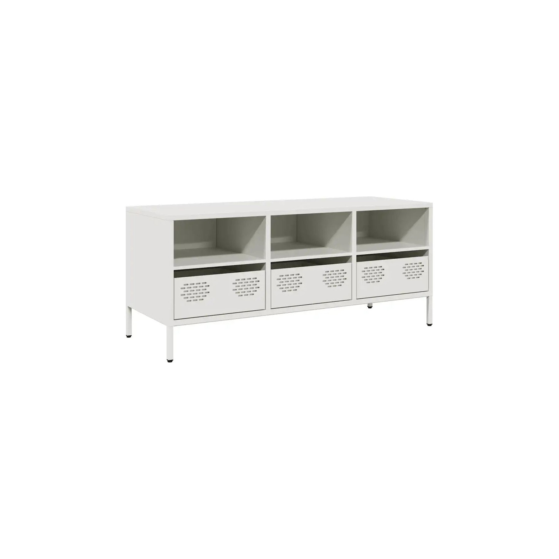 Meuble TV HELLOSHOP26 Meuble TV design industriel avec rangeme
