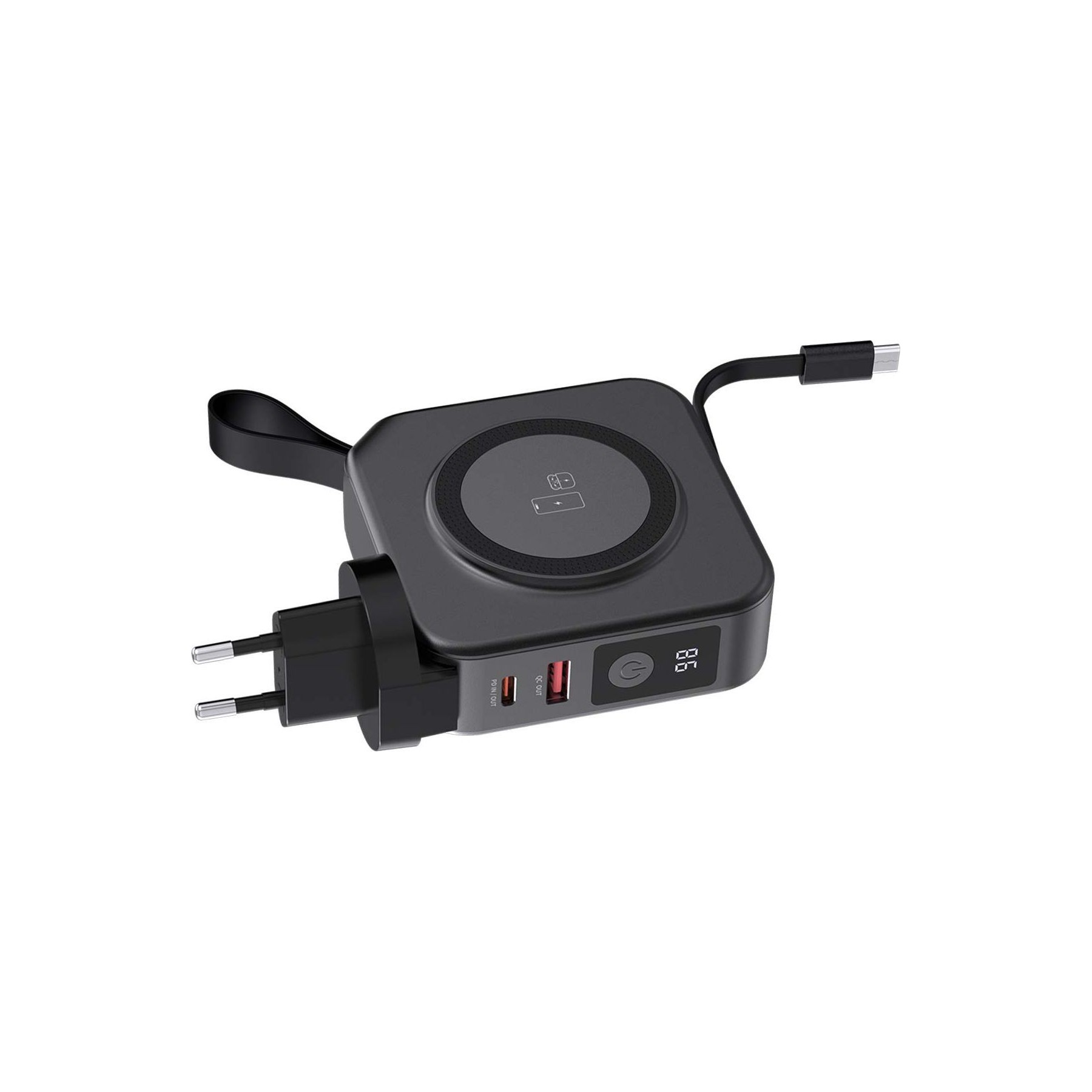 Batterie externe FORCE POWER 10000mAh avec Fonction Chargeur Voyage