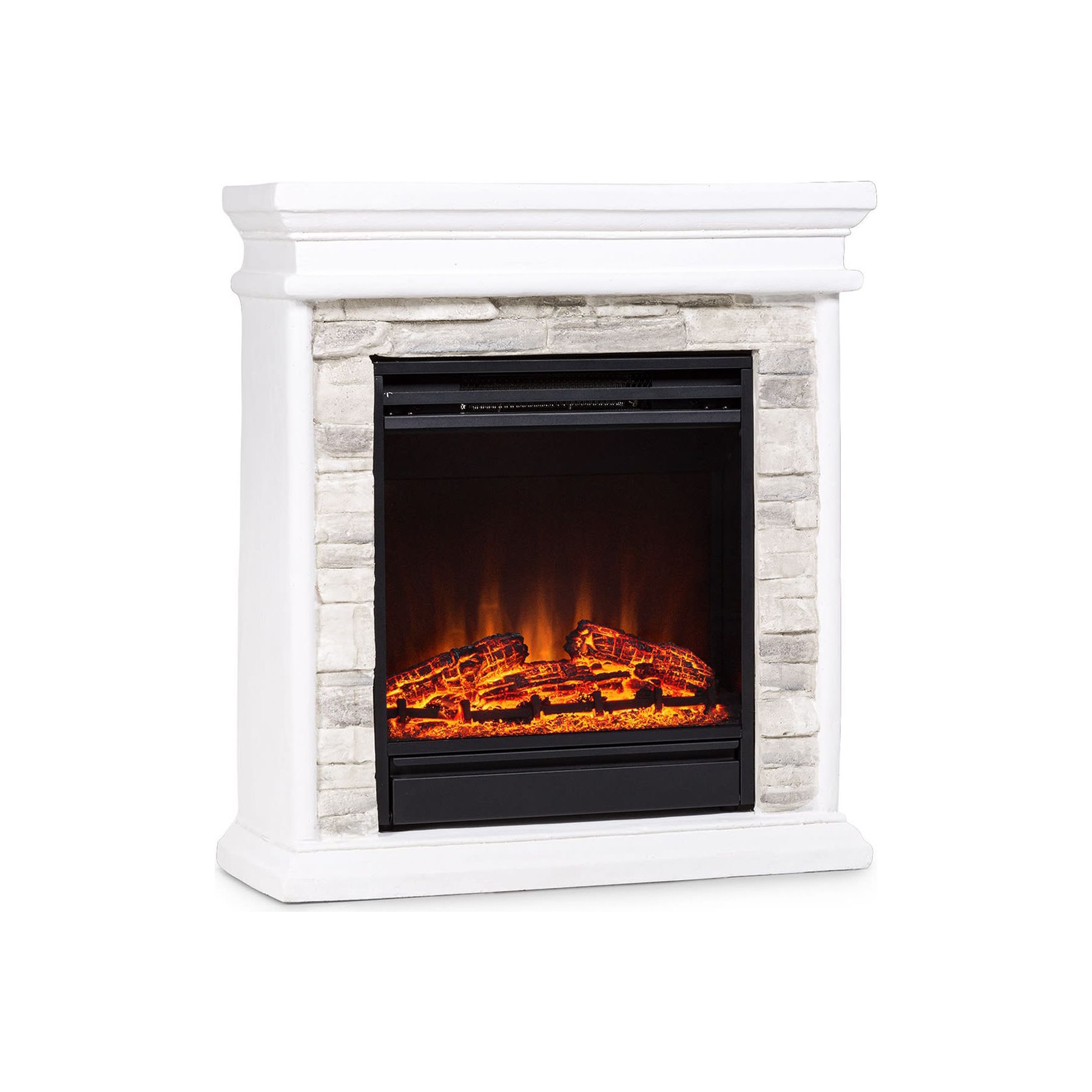 Cheminée électrique KLARSTEIN Nevis Peak 1800 W LED 10-30 °C Blanc