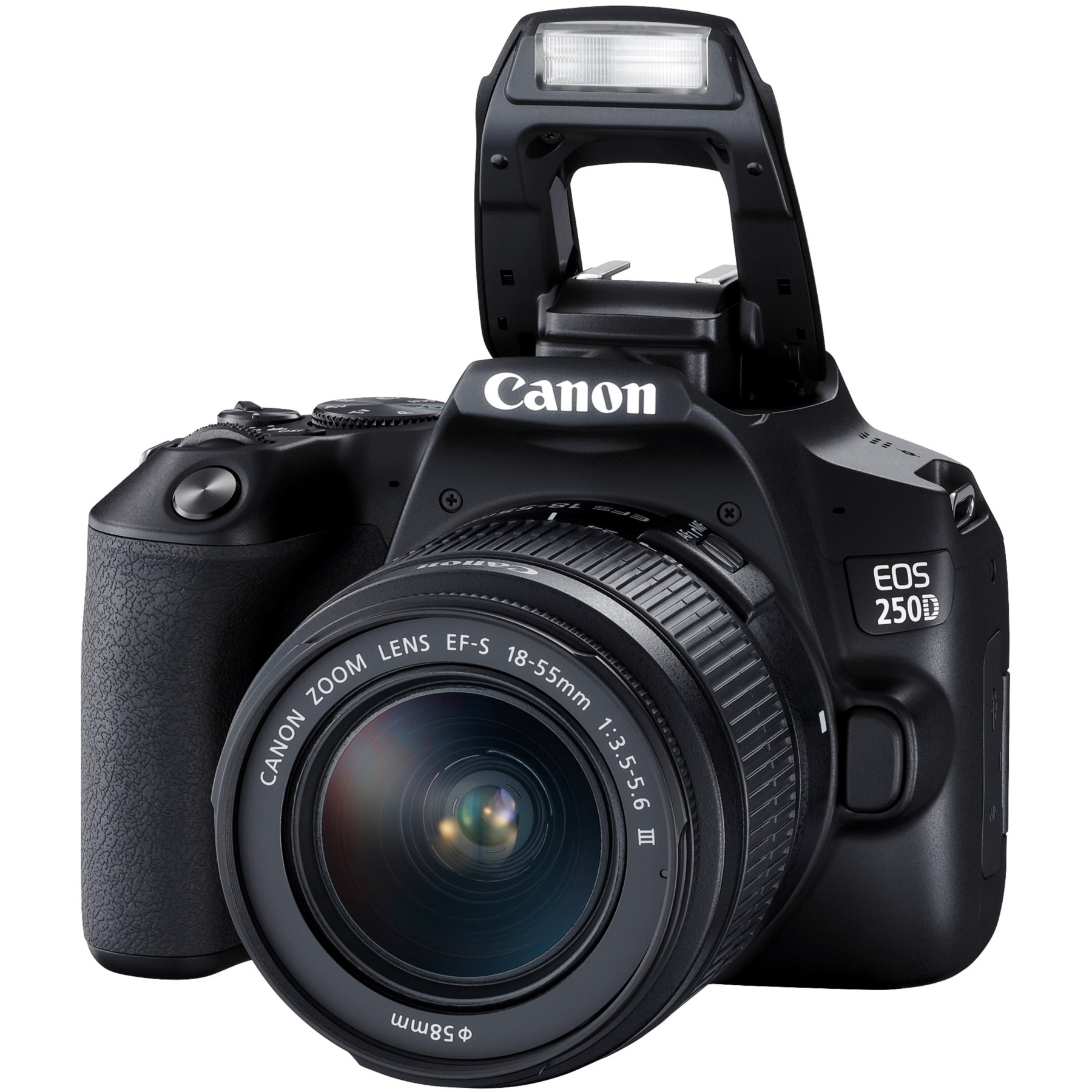 Appareil photo Reflex CANON EOS 250D Noir + 18-55mm IS STM Reconditionné